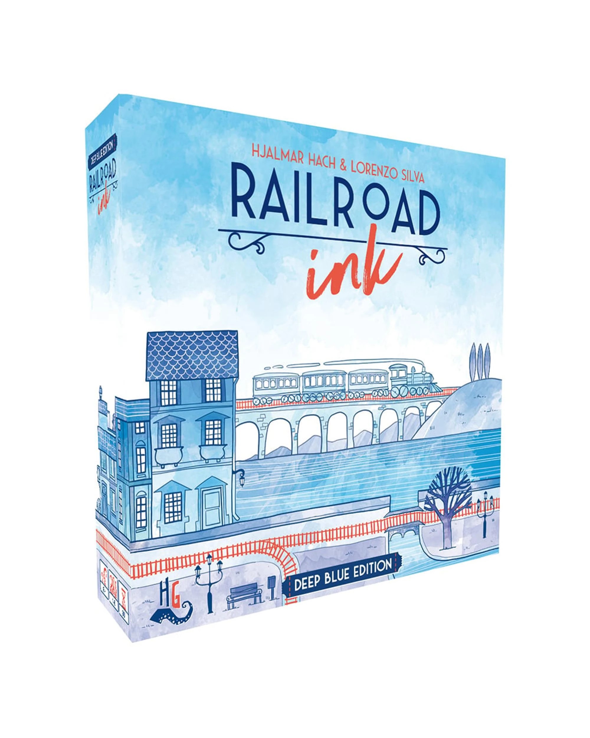 1 Railroad Ink Deep Blue Edition Board Game, 1 of 3