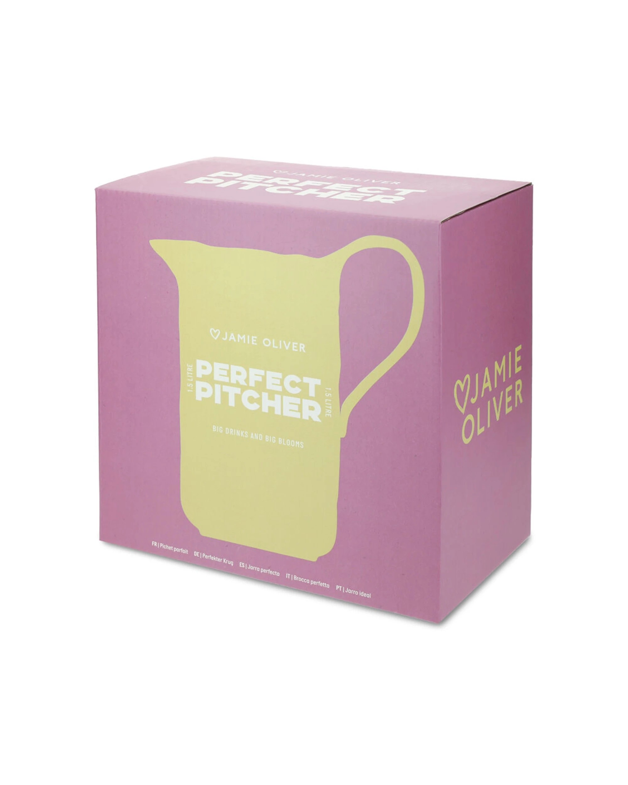 3 Jamie Oliver 2PK Big Love Perfect Stoneware Base Pitcher 1.5L - Yellow, 3 of 8
