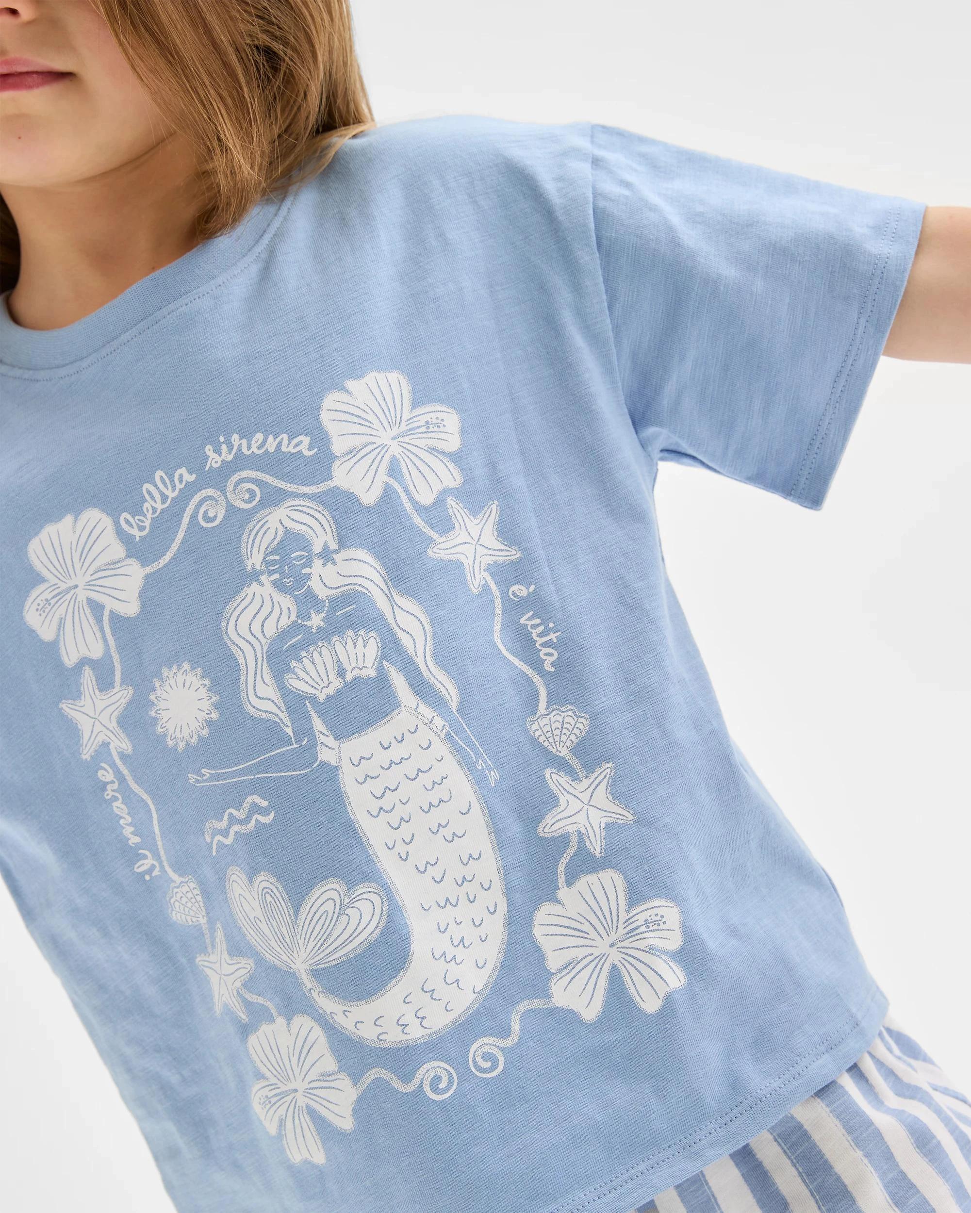 2 Target Australian Cotton T-Shirt & Shorts 2 Piece Set BLUE, 2 of 5