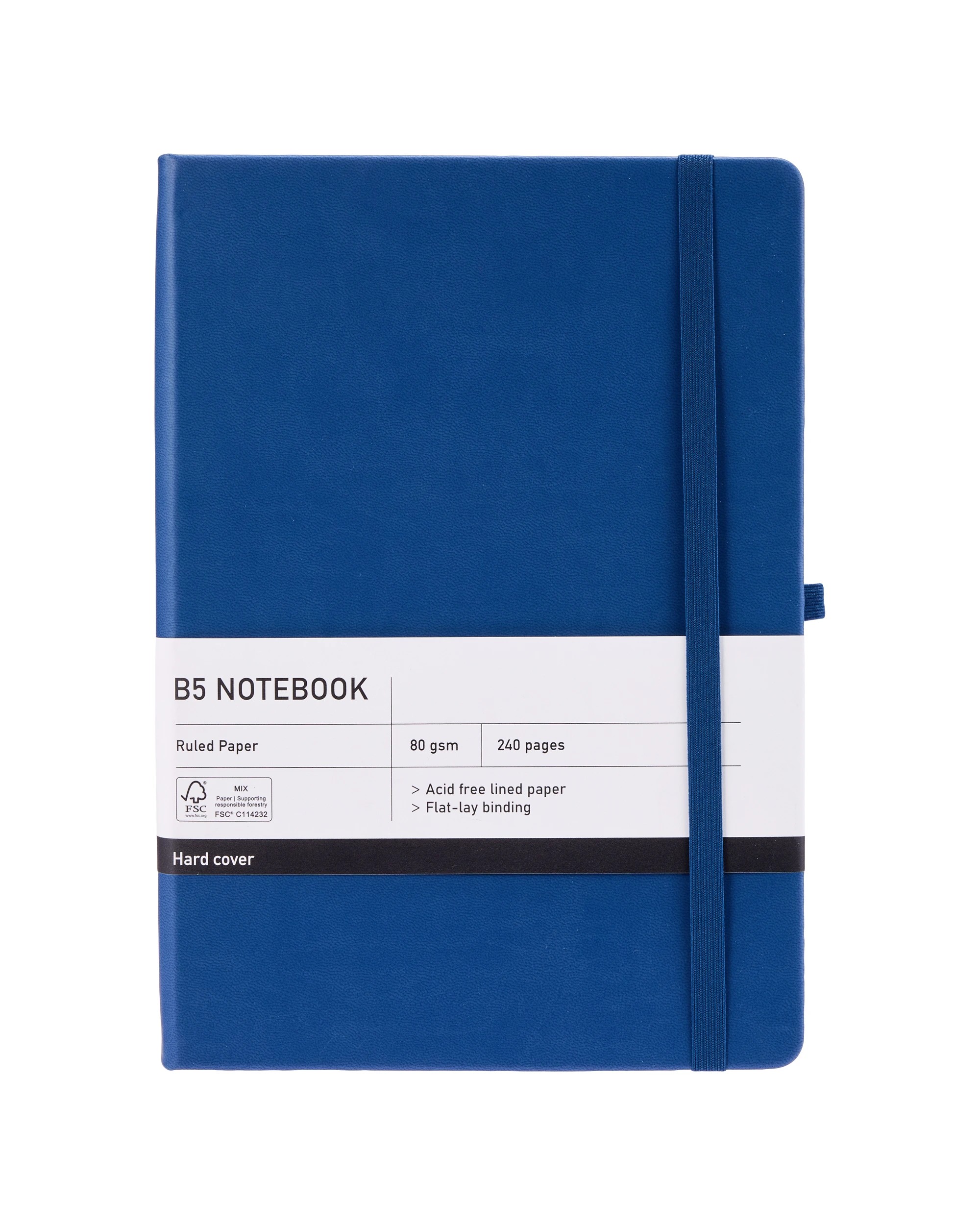 4 B5 Journal Blue 80gsm 240 Pages, 4 of 5