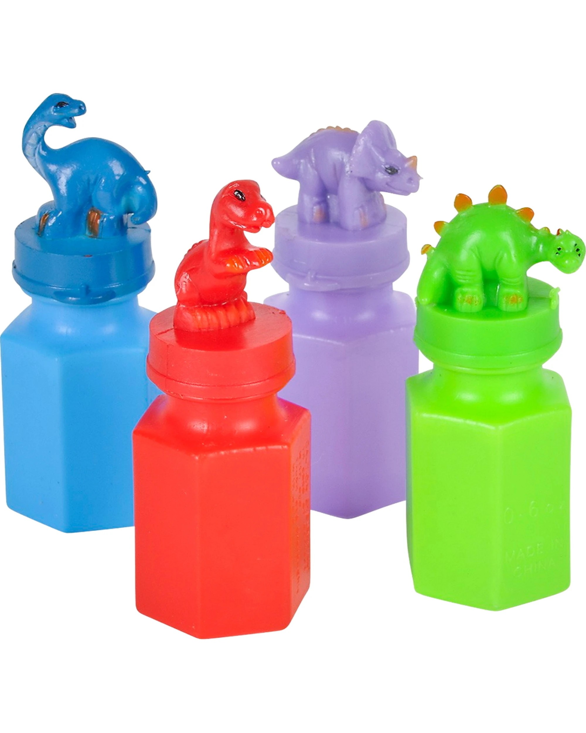 1 Partyrama Dinosaur Bubble Bottles Box of 24, 1 of 2