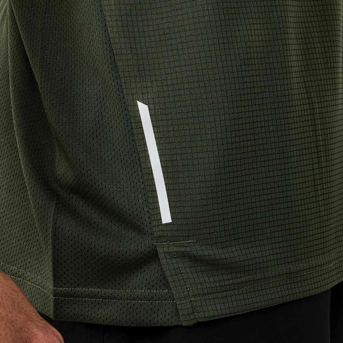 5 Active Mens Performance T-shirt Khaki, 5 of 5