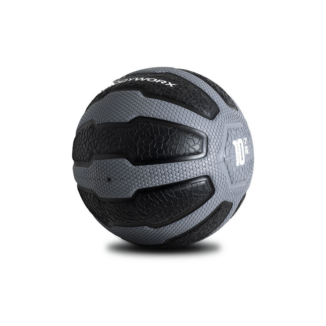 2 BODYWORX Medicine Ball 10kg Rubber Home Gym Core Strength Training Equipment - Multi, 2 of 2