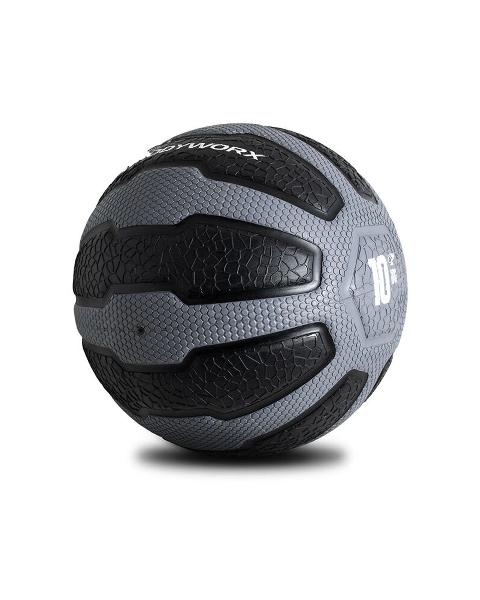 2 BODYWORX Medicine Ball 10kg Rubber Home Gym Core Strength Training Equipment - Multi, 2 of 2