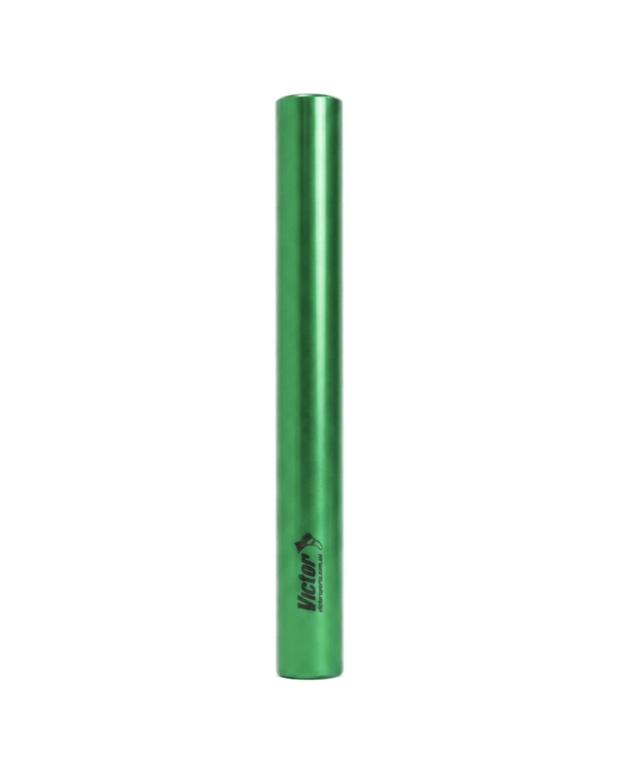 1 Victor Sports Aluminium Relay Baton Lightweight Smooth Ends Junior - Green, 1 of 1