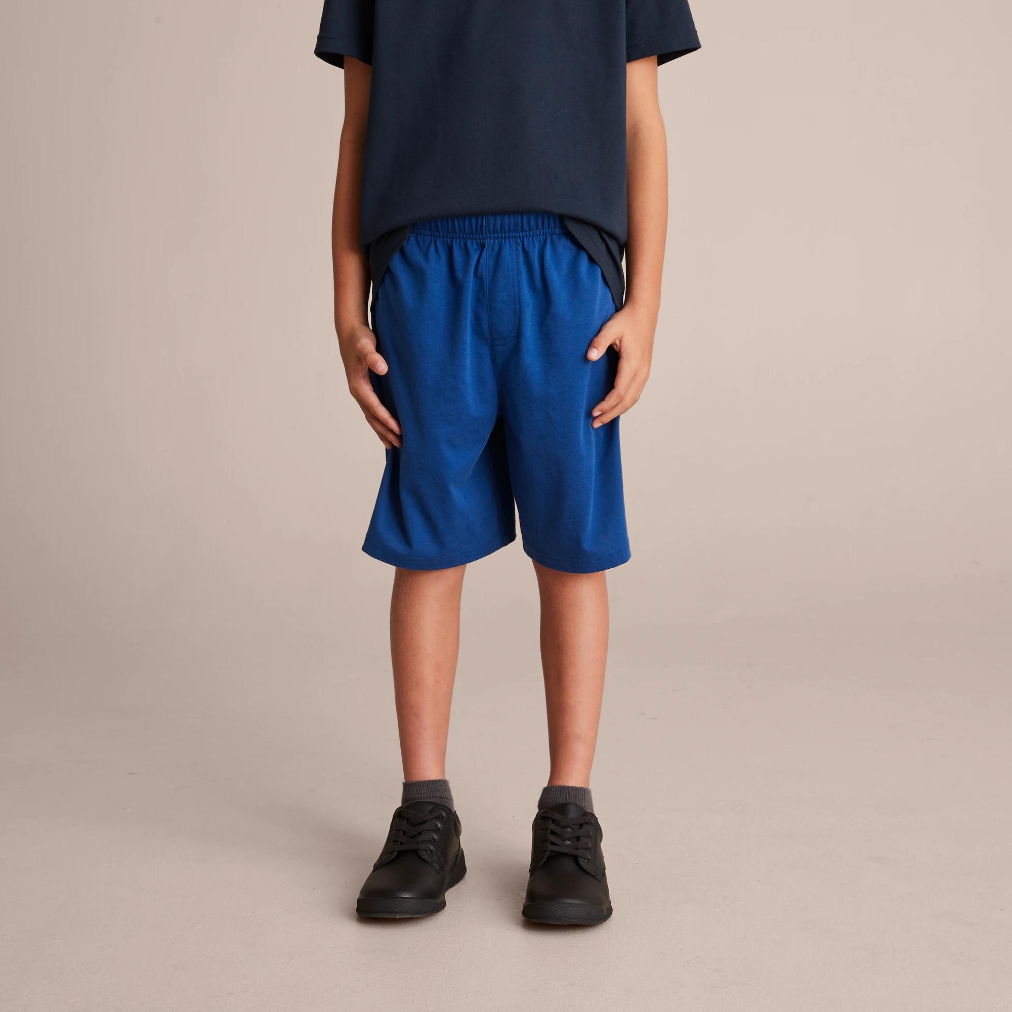 1 Target School Knit Shorts ROYAL BLUE, 1 of 7