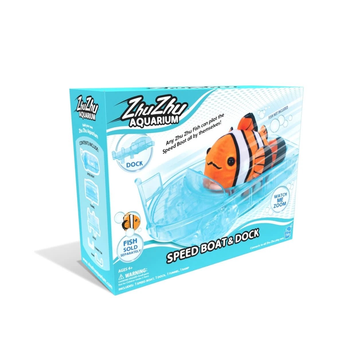 2 Zhu Zhu Aquarium Speed Boat and Dock Set, 2 of 3