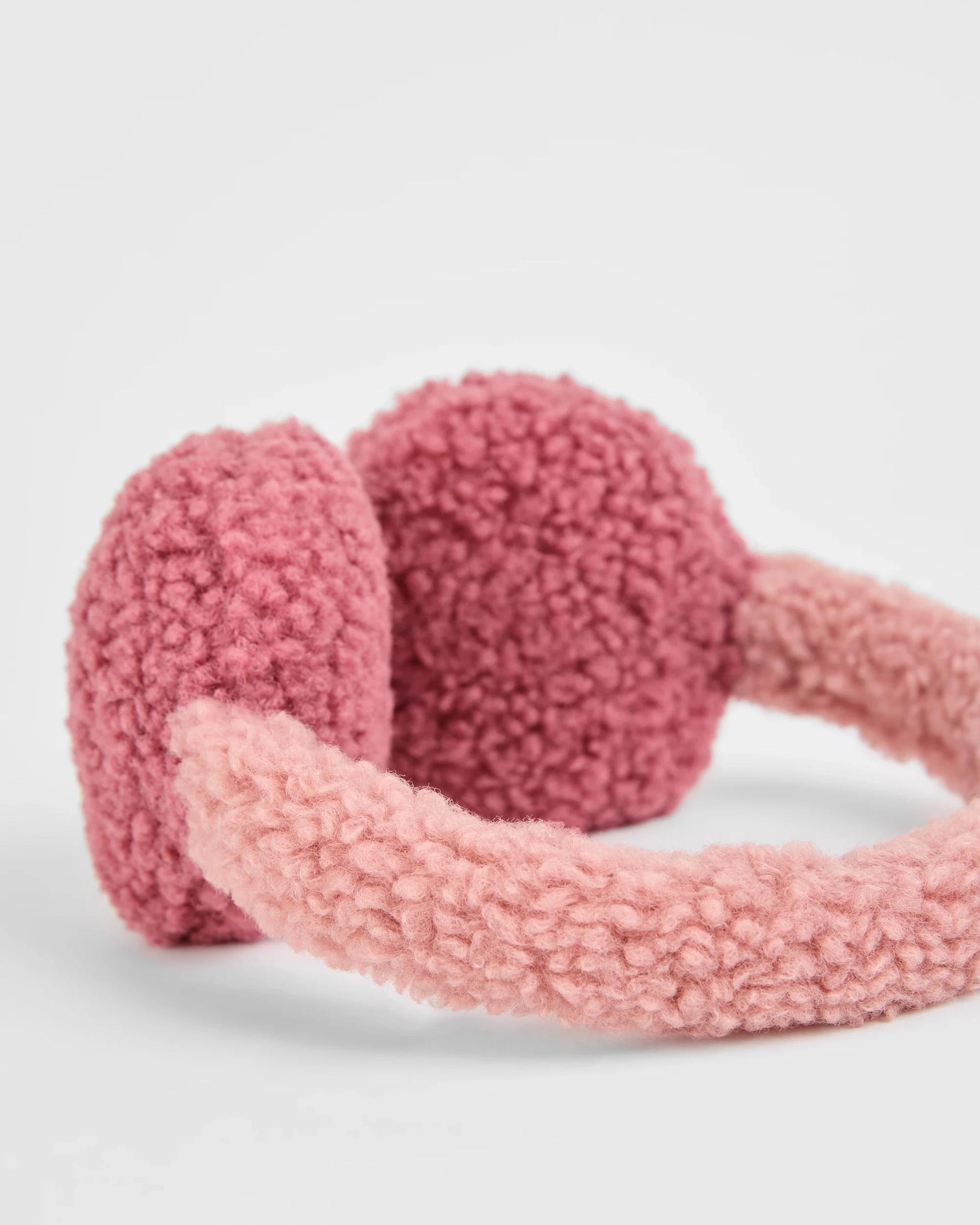 2 Target Kids Sherpa Ear Muffs PINK, 2 of 2
