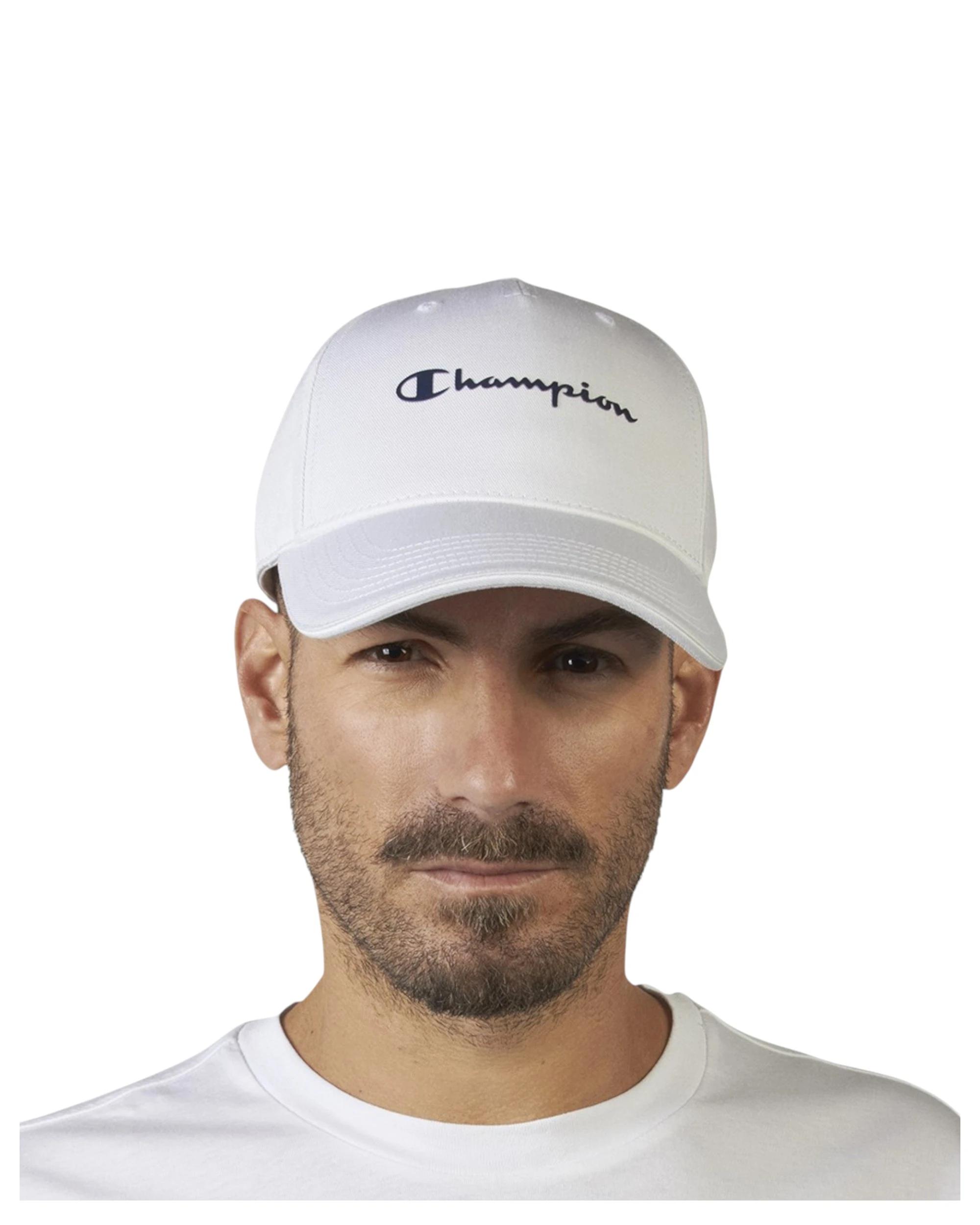 3 Champion 3 Pack Mens Baseball Cap Cotton White Hat WHITE, 3 of 5