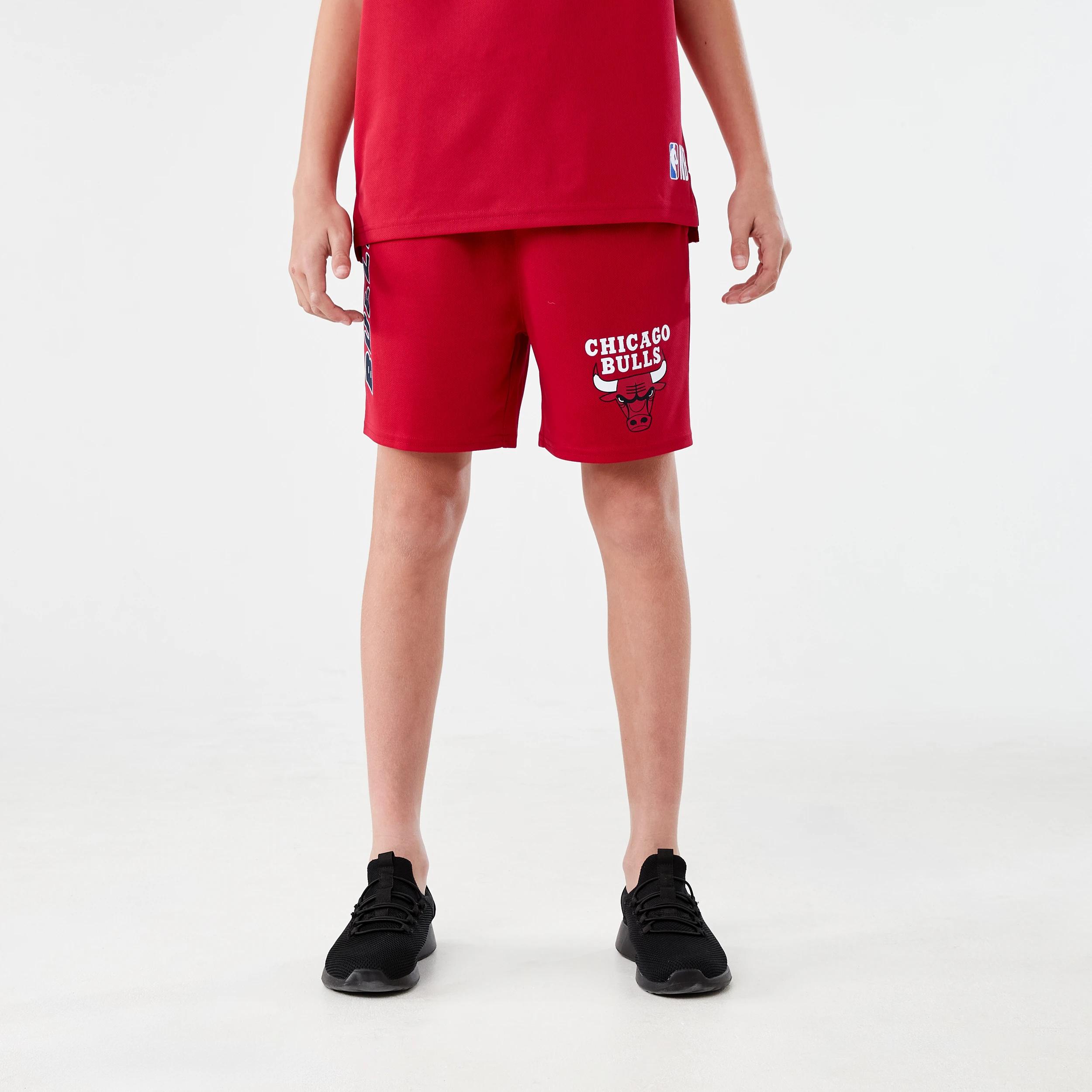 1 Official NBA Kids Mesh Shorts RED BULLS MESH SHORT, 1 of 8