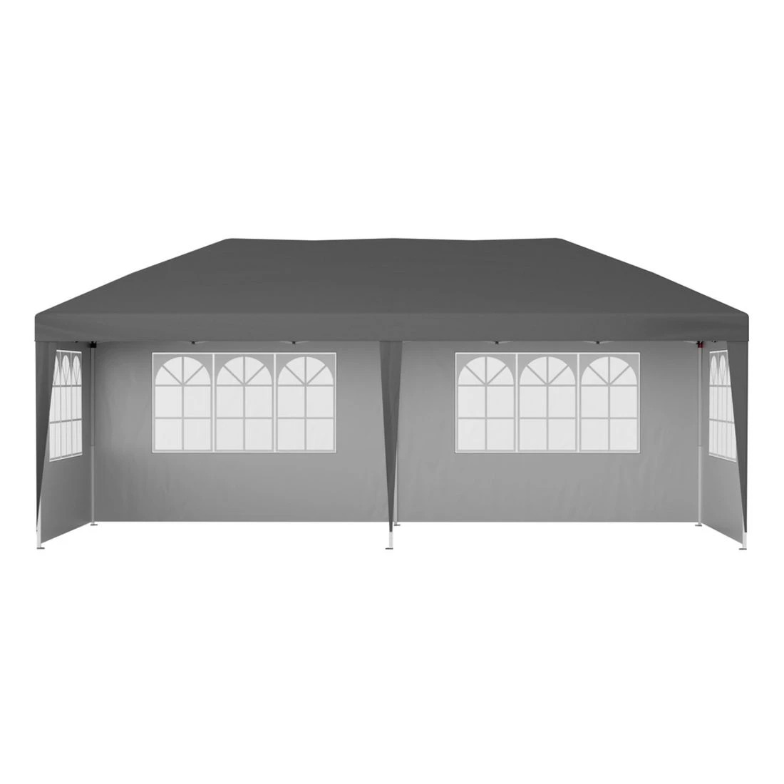 3 Instahut Gazebo 3x6m Pop Up Marquee Wedding Party Outdoor Camping Canopy - Grey, 3 of 6