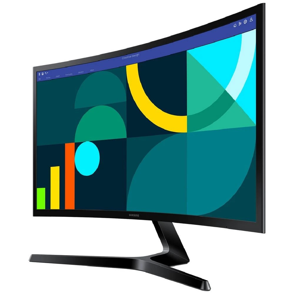 2 Samsung 24" FHD 100Hz 4ms VA Curved Monitor S36GD, 2 of 6