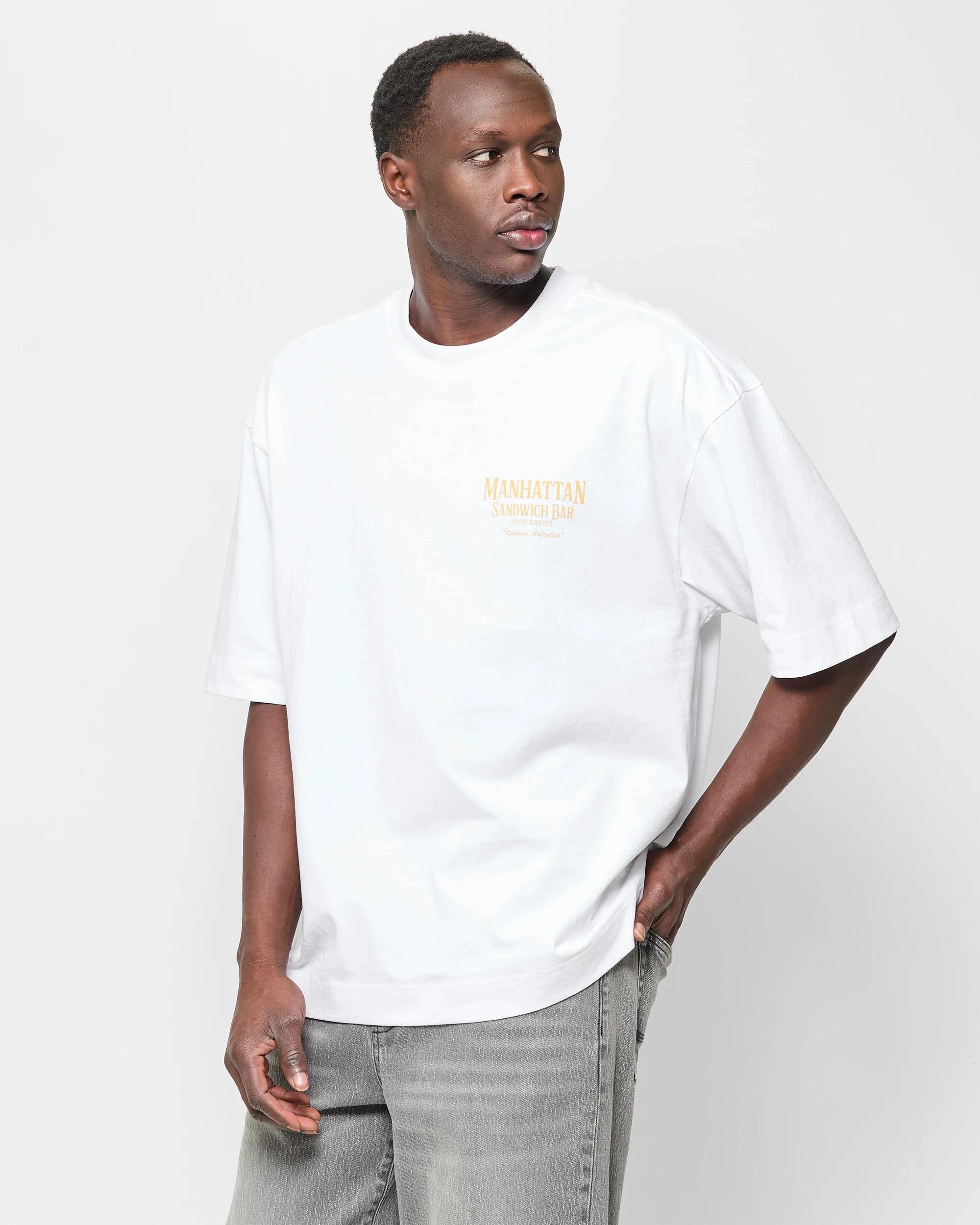 3 Commons Australian Cotton Graphic T-Shirt SANDWICH WHITE, 3 of 5