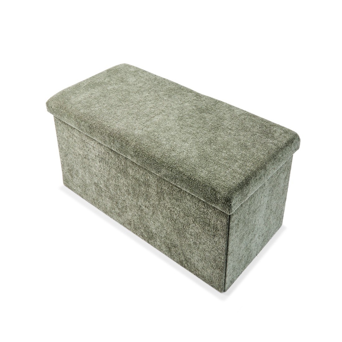 5 Rectangle Storage Ottoman - Green, 5 of 9