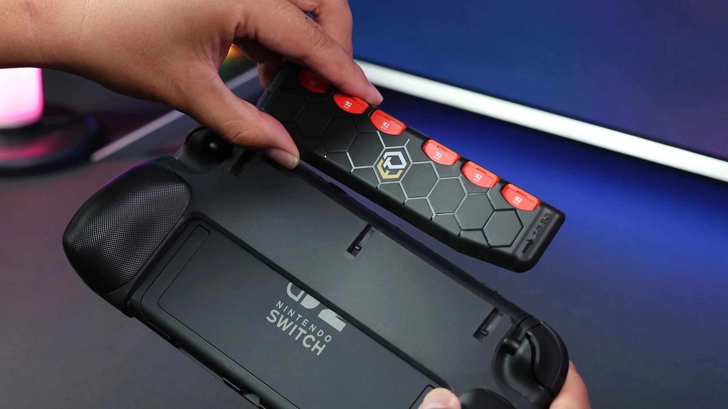 6 Powerwave Elite Ergo Grip - Nintendo Switch 2 - Black, 6 of 7