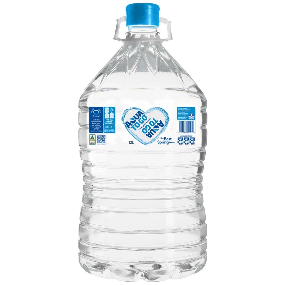 1 Aqua To Go 12L Spring Water Cooler Bottle, 1 of 2