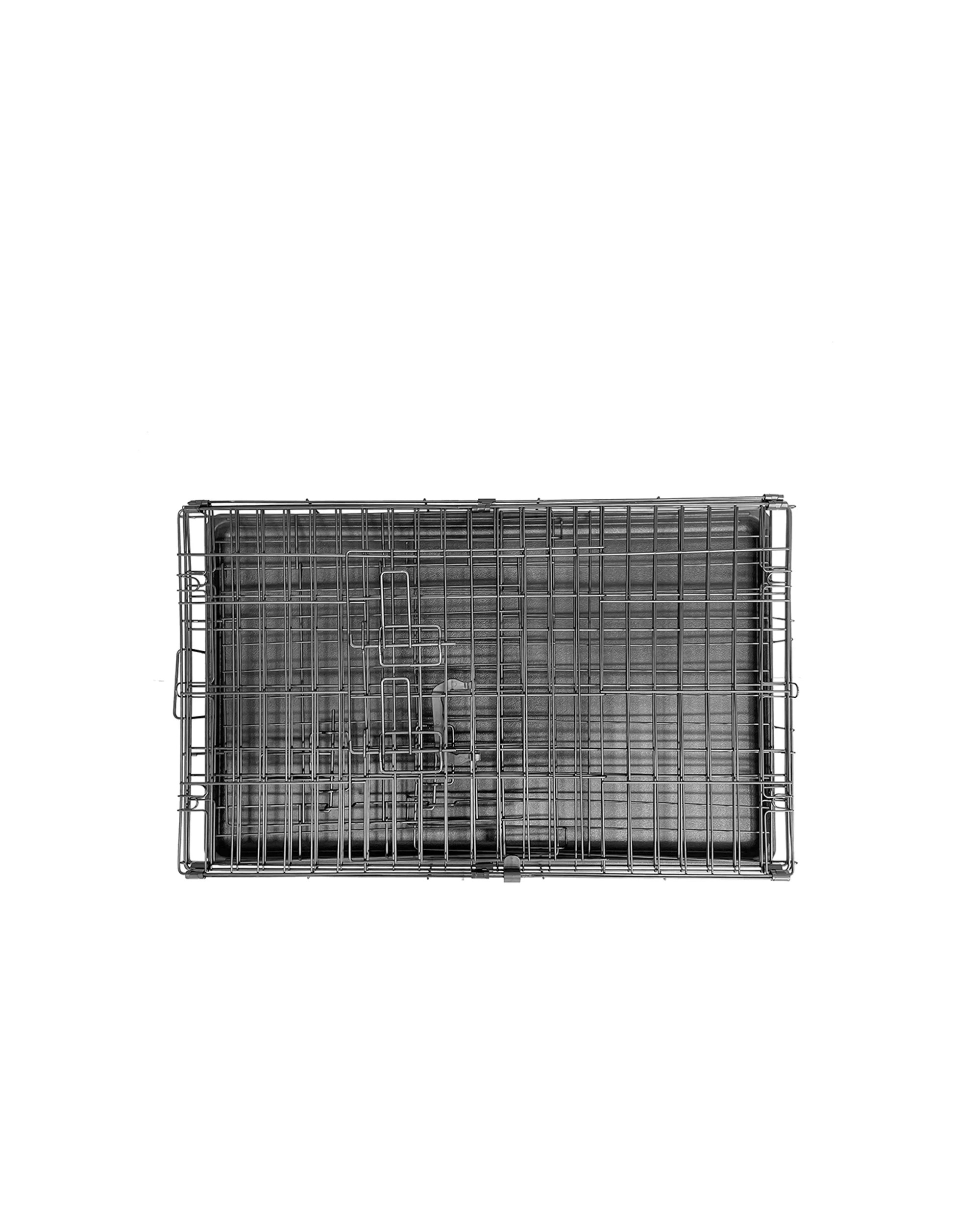 6 Superior Pet Essentials Foldable Dog Training Crate/cage 30''/76x45x52cm
 - Black, 6 of 6