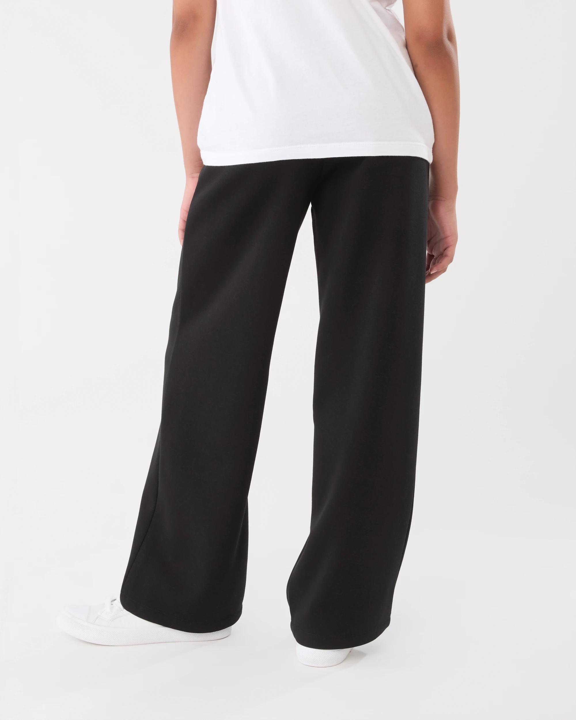 2 Wide Leg Trackpants Black, 2 of 6