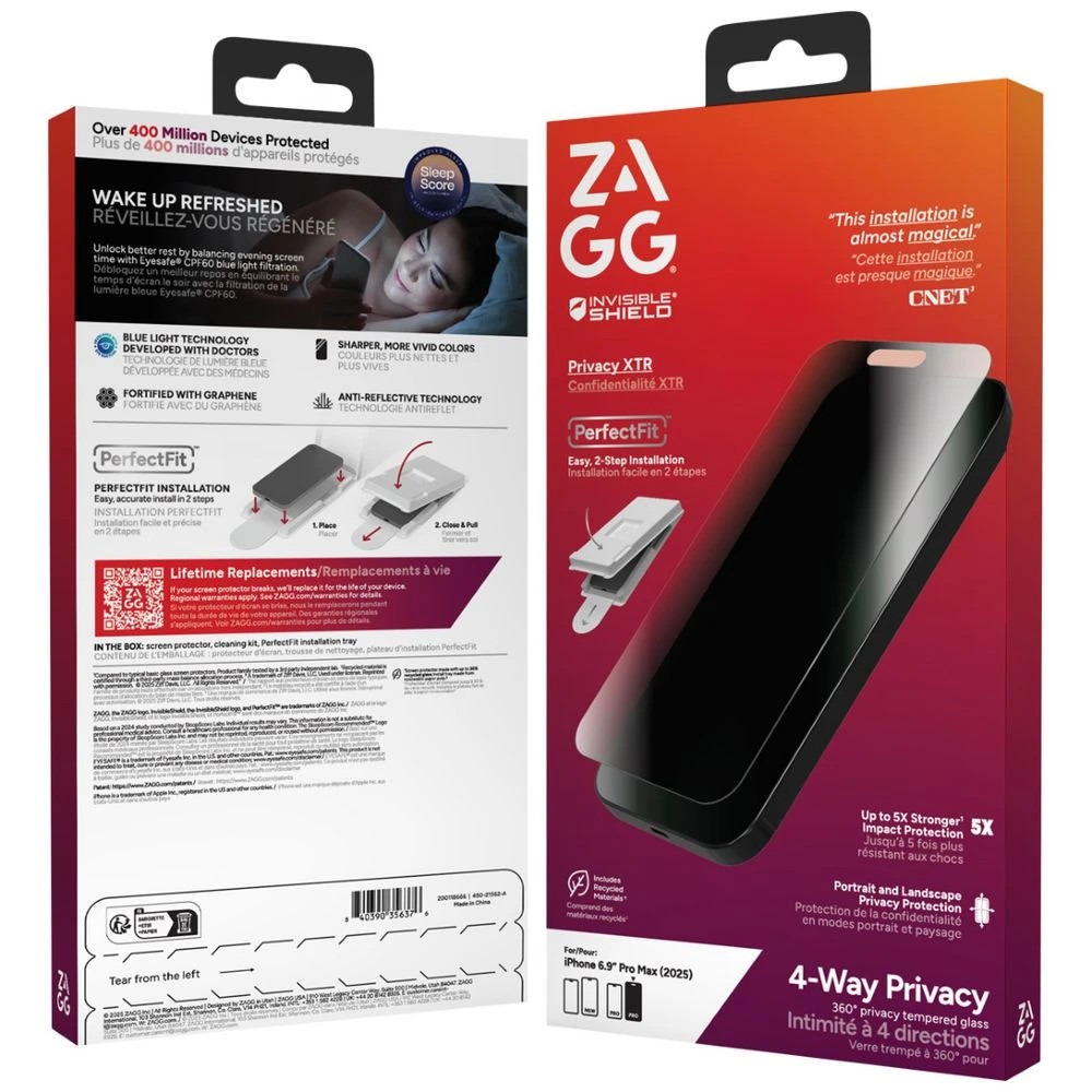 2 ZAGG InvisShield Elite Priv360 Scrn Protctr iPhone 17 ProMx, 2 of 2