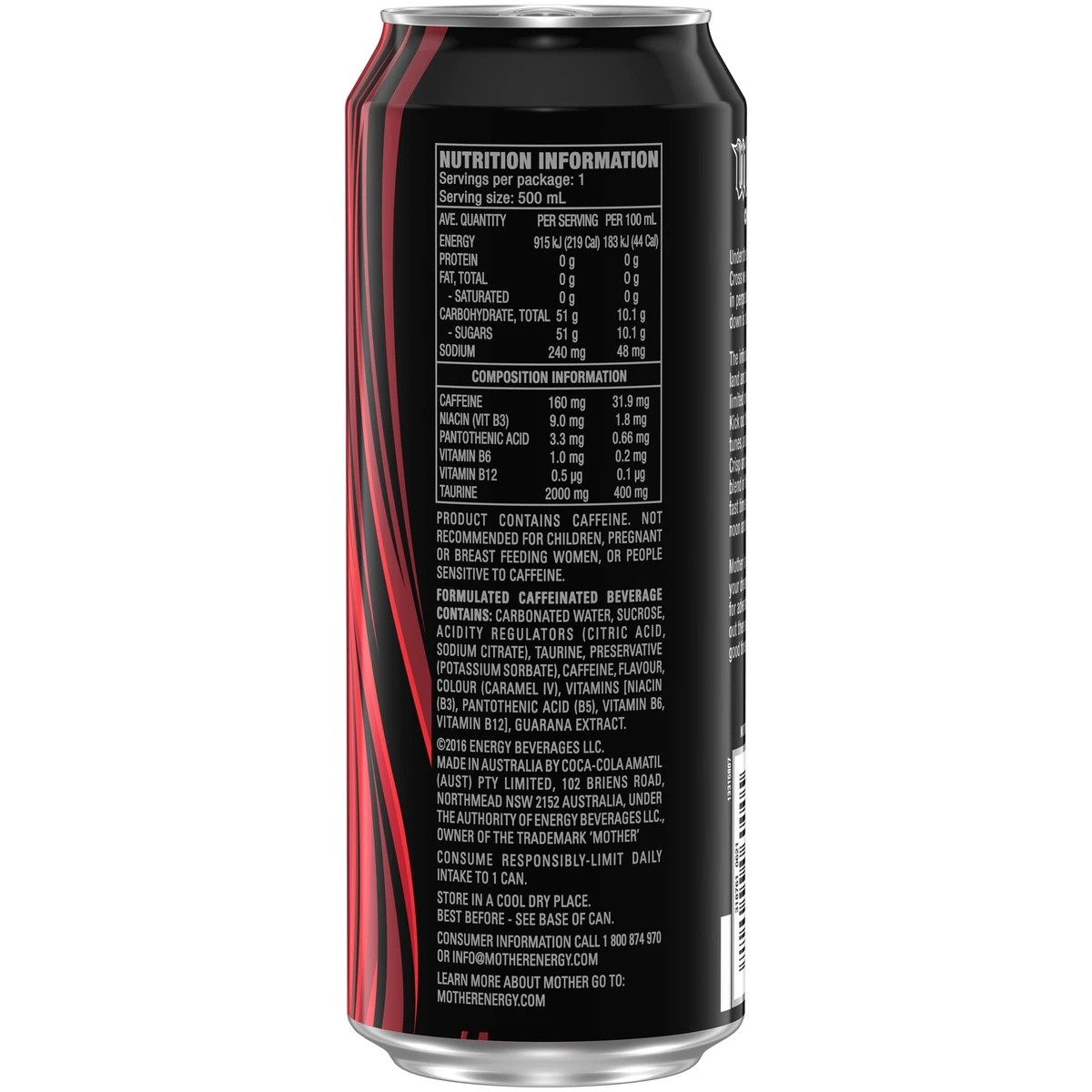 2 Mother Original Energy Drink 500ml, 2 of 5