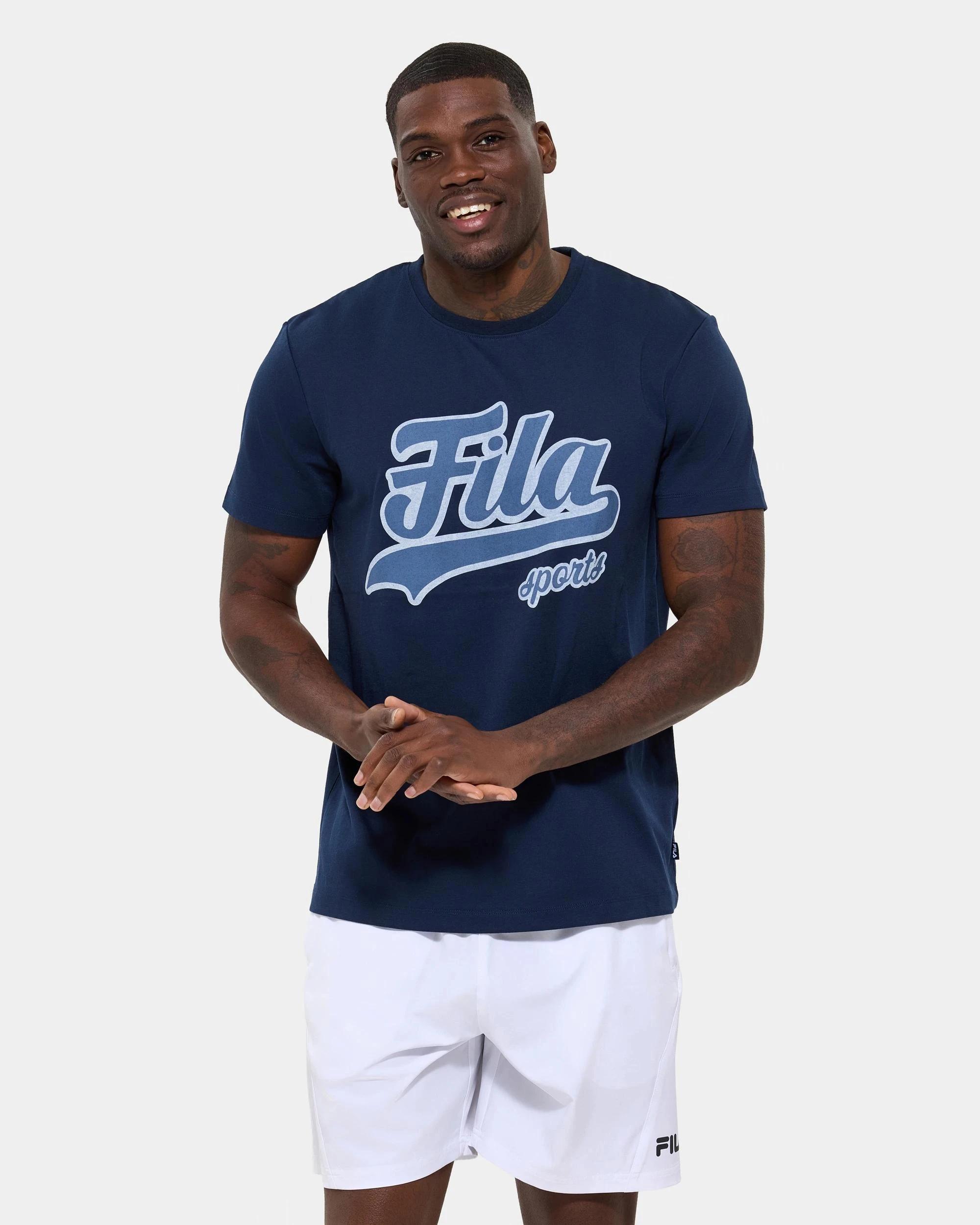 1 Monte Short Sleeve T-Shirt - Fila NAVY, 1 of 6
