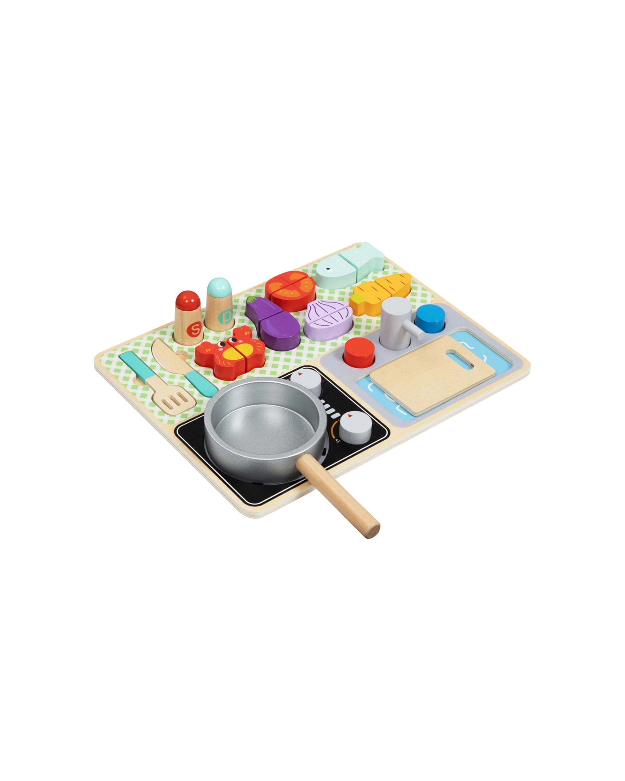 1 Tooky Toy Kitchen Interactive Pretend Tabletop Fun Play Set Kids Children - Multi, 1 of 7