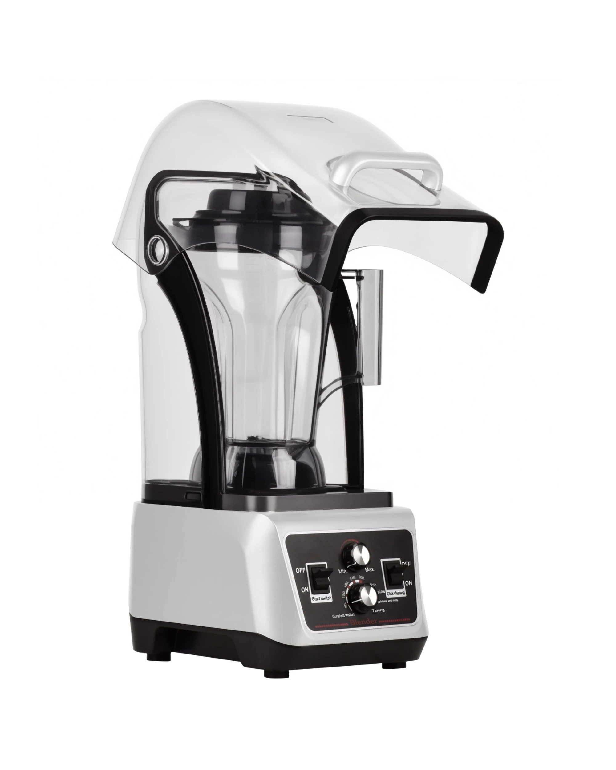 1 Advwin Commercial Blender with Soundproof Shield, 4.5L High-Speed Smoothie Blender, 1 of 7