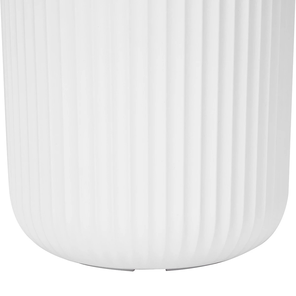 5 30cm Linear Plastic Pot - White, 5 of 5
