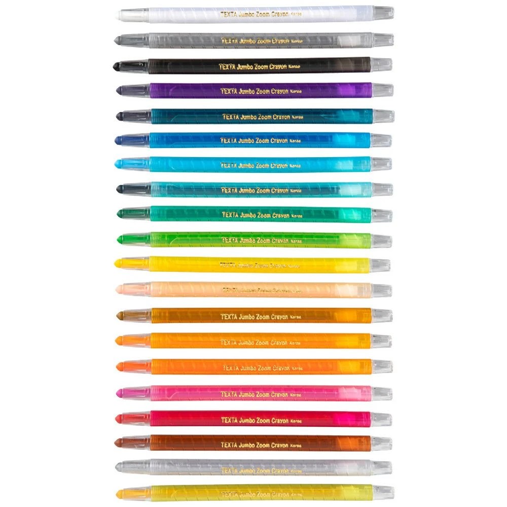 2 Texta Jumbo Zoom Twistable Crayons 20 Pack, 2 of 3