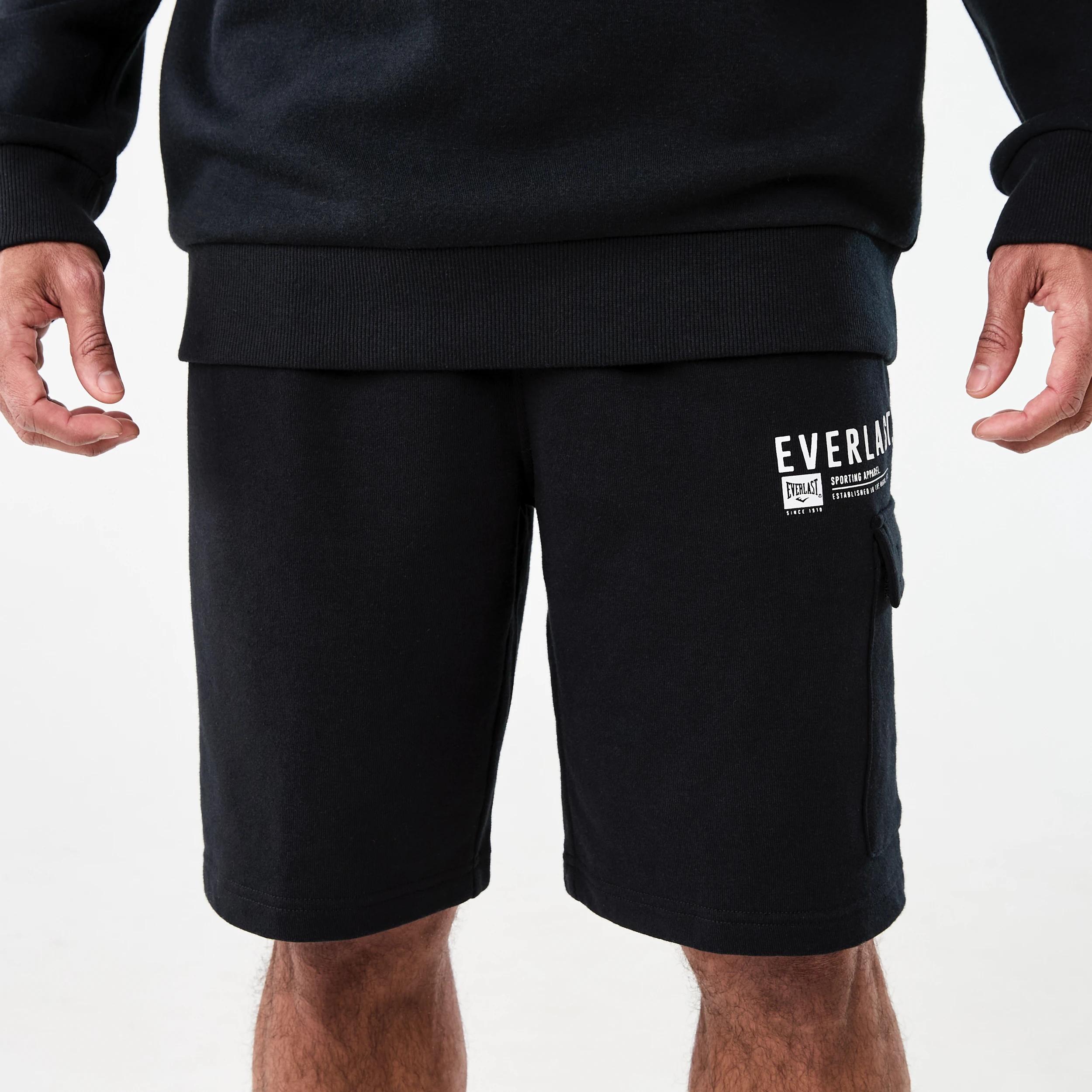 2 Everlast Mens Street Shorts Black, 2 of 9