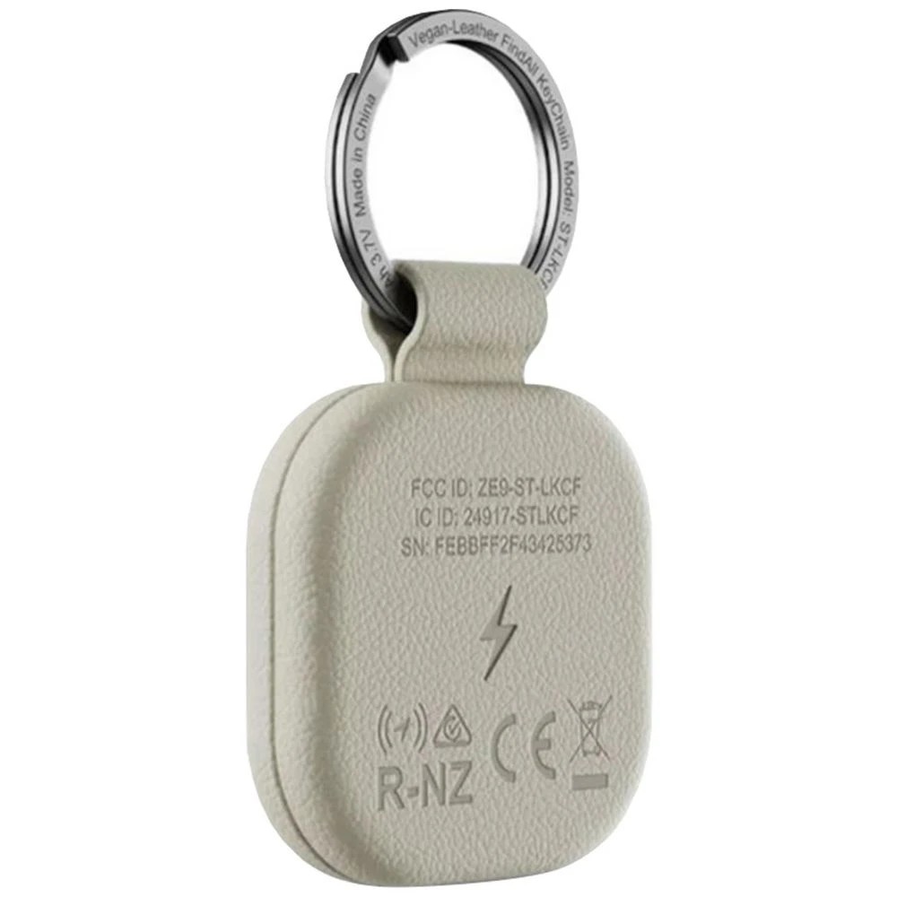2 Satechi FindAll Vegan Leather Keychain Sand, 2 of 2