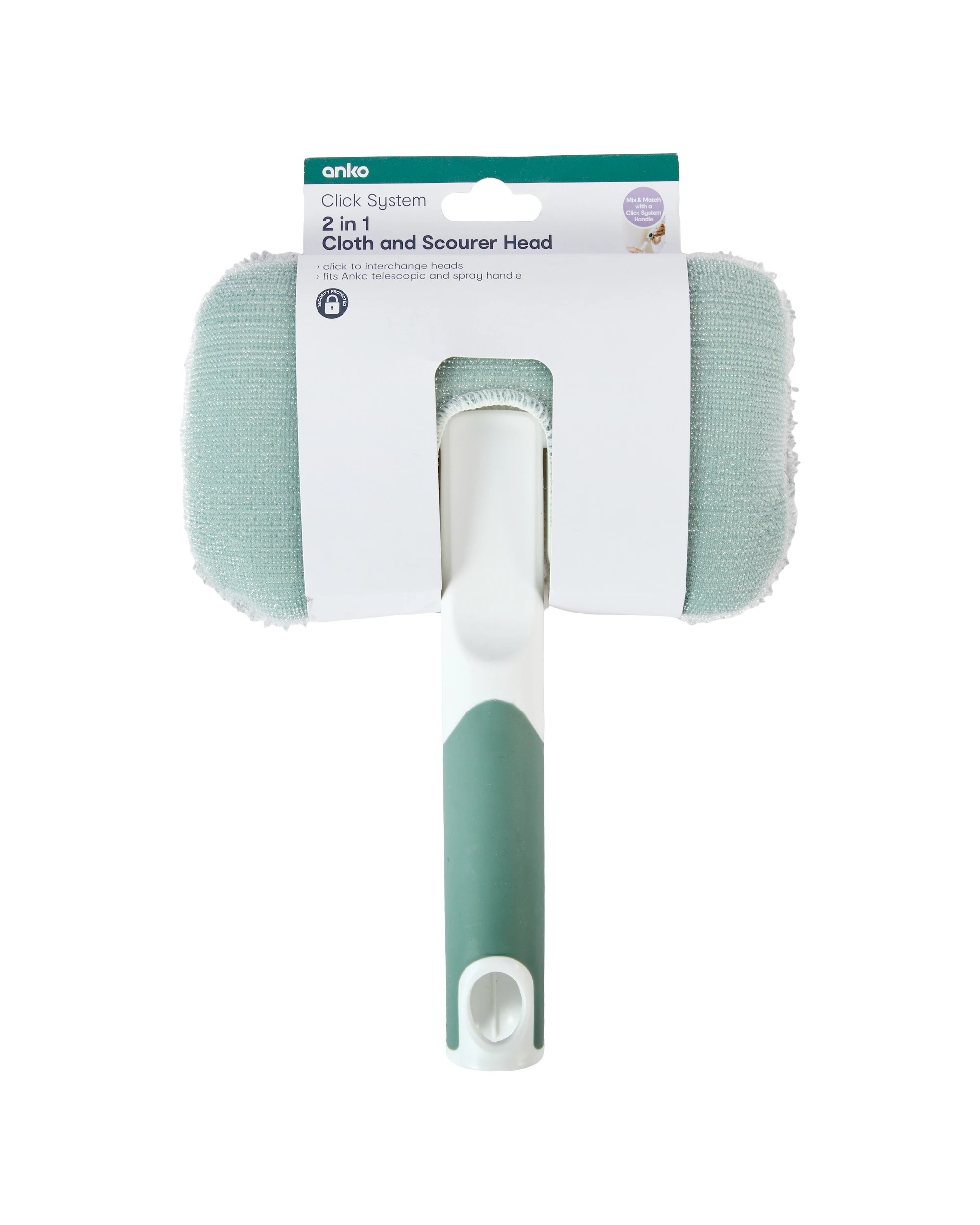 6 Click System 2-In-1 Cloth and Scourer Head - Mix & Match Click Range, 6 of 6