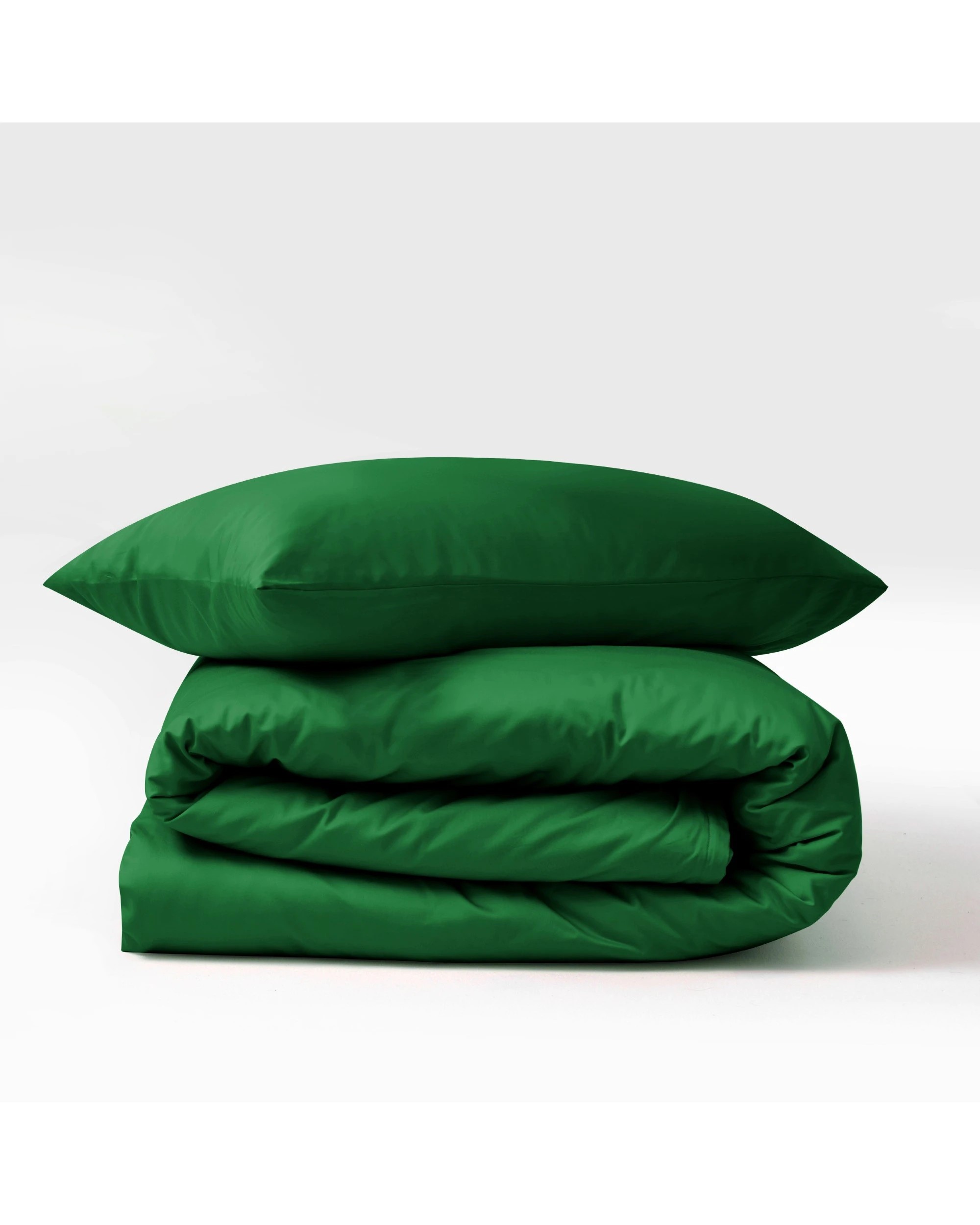 2 Serene 400TC Bamboo Cotton Sateen Quilt Cover Set - Single Bed - Eden Green, 2 of 4