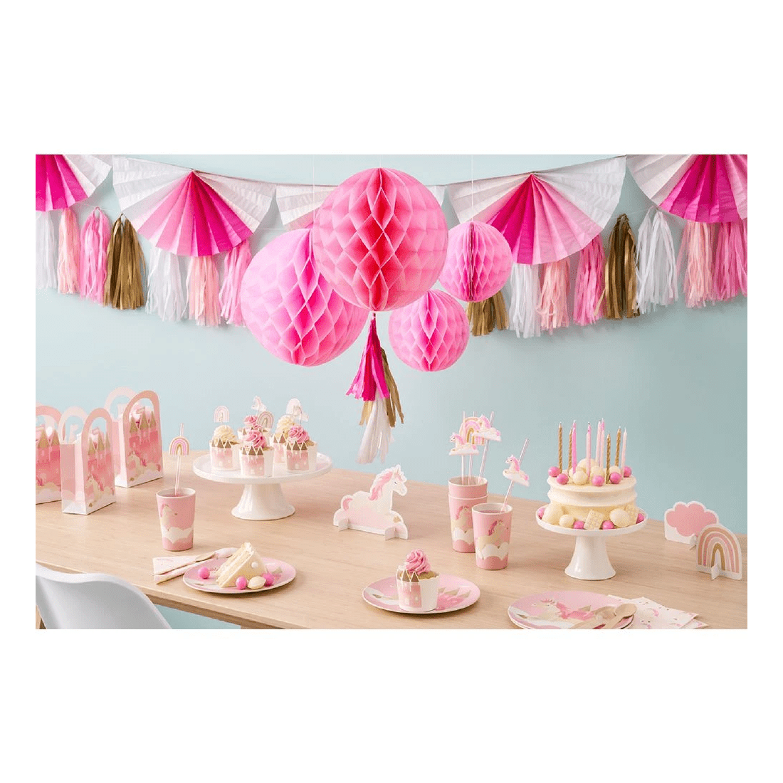 4 Otto Unicorn Paper Food Trays 8 Pack, 4 of 4