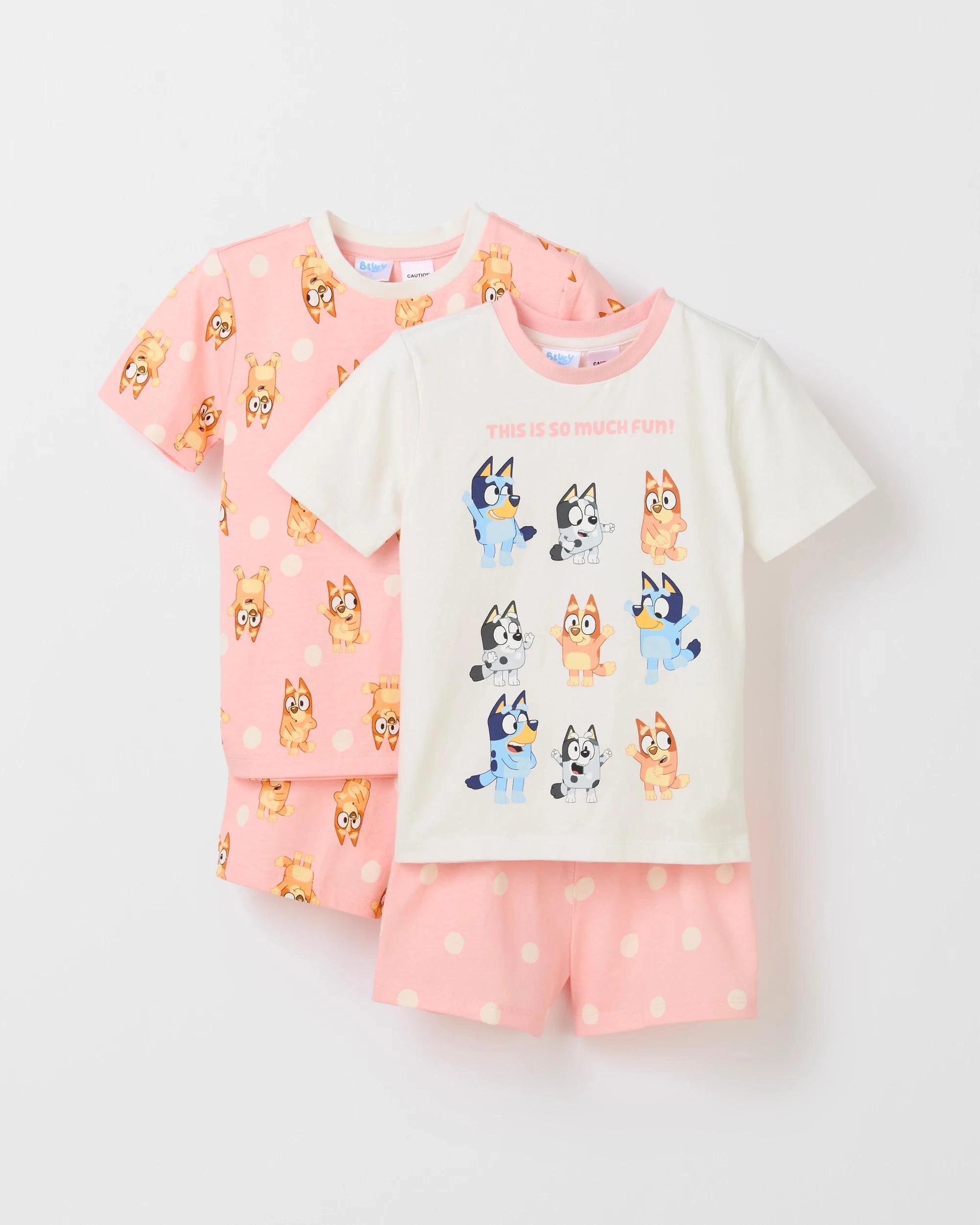 1 Bluey Australian Cotton Younger Girls Pyjama Set 2 Pack BLUEY, 1 of 8