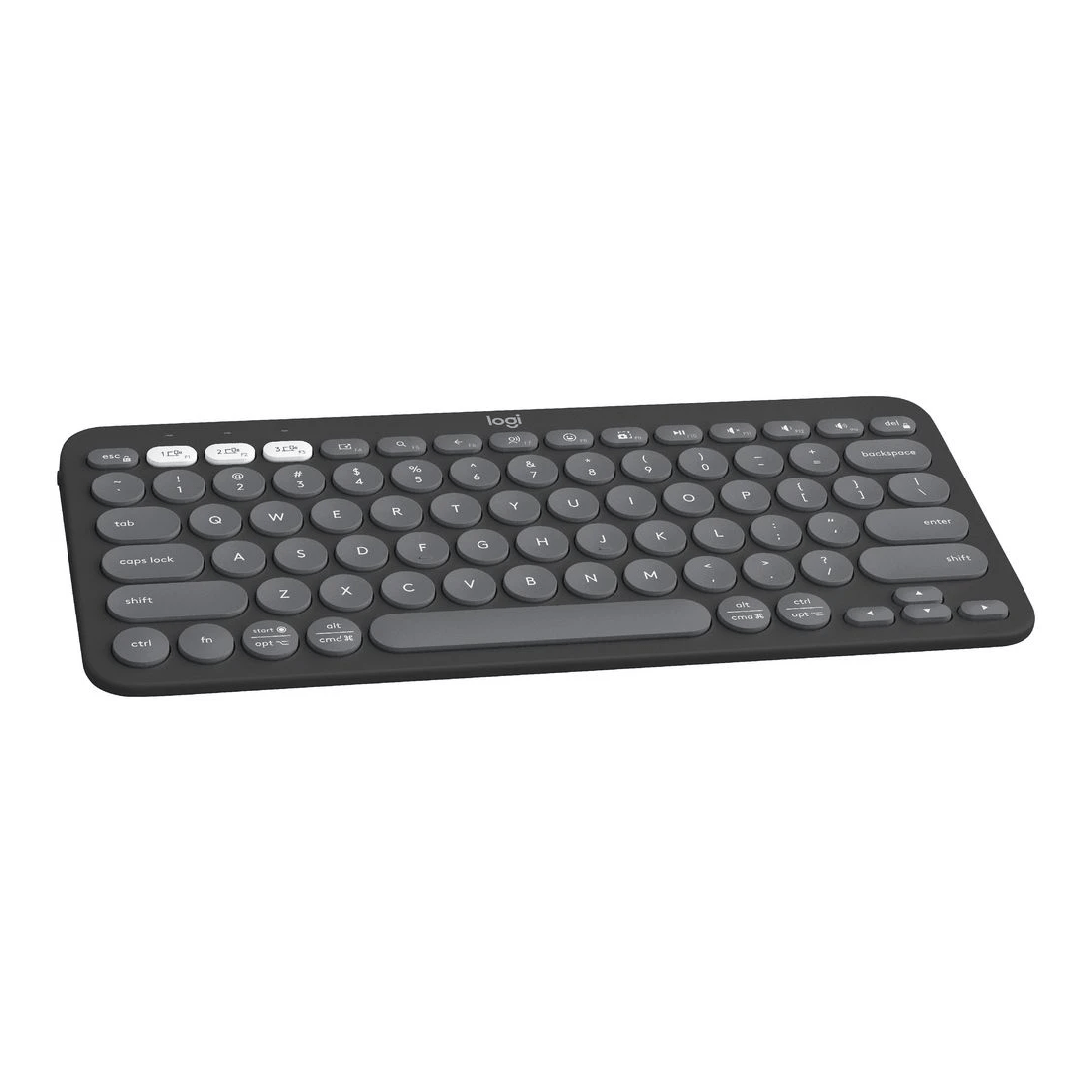 2 Logitech K380s Pebble 2 Keys Wireless Keyboard Graphite, 2 of 6