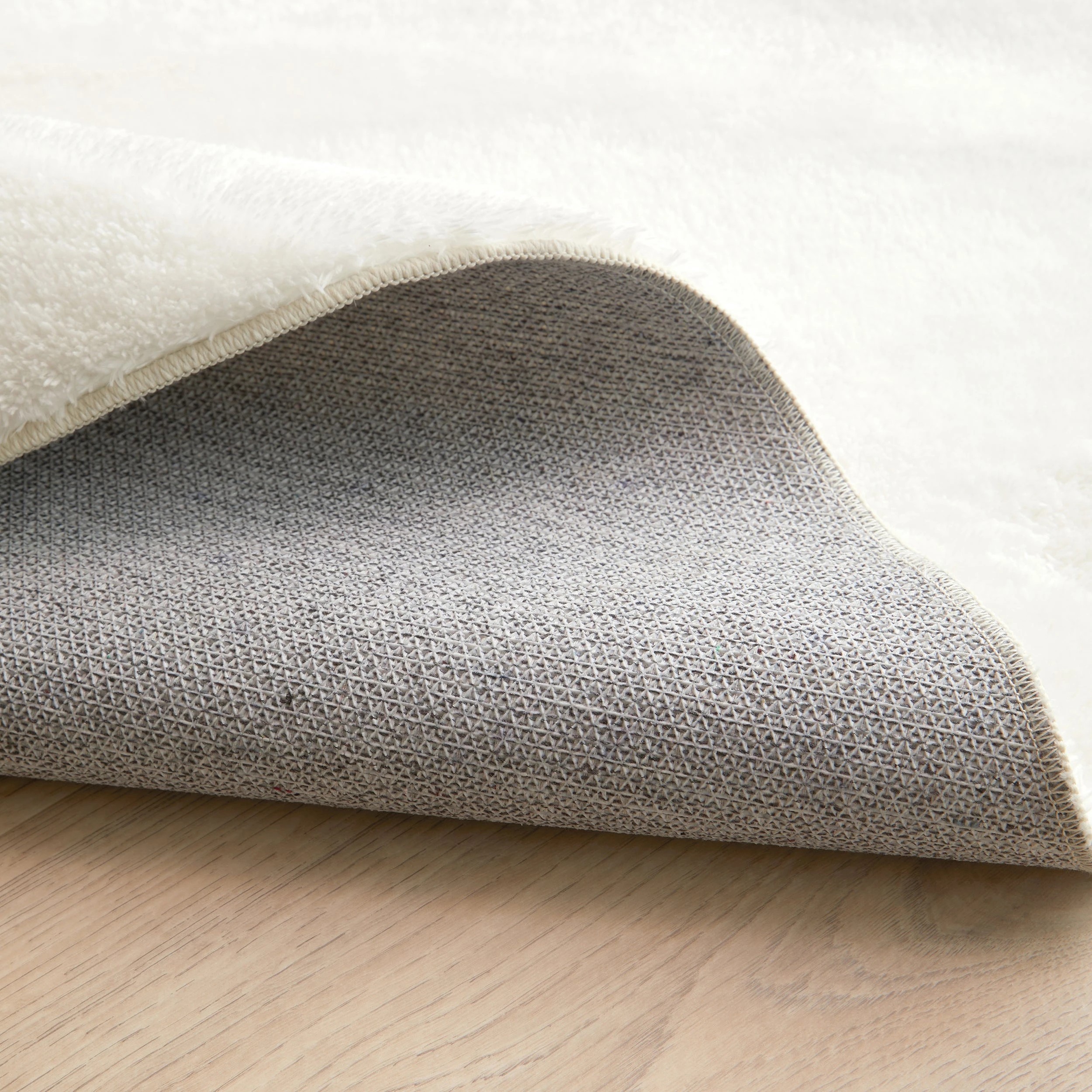 6 Common Ground Rugs Gelato  Washable 160x100cm Shaped - Small Rug - White, 6 of 6