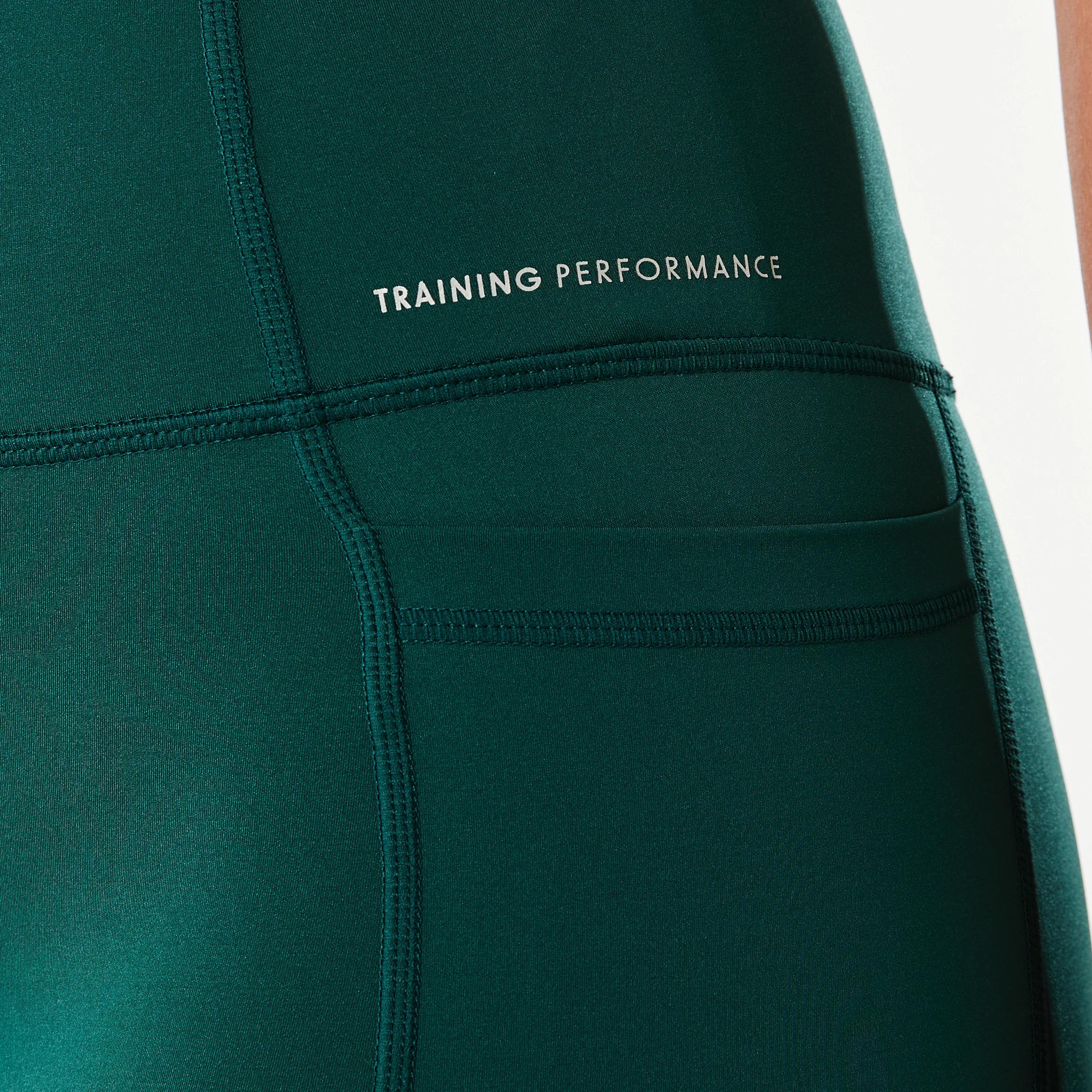 6 Active Womens Train Bike Shorts YUCCA GREEN, 6 of 7
