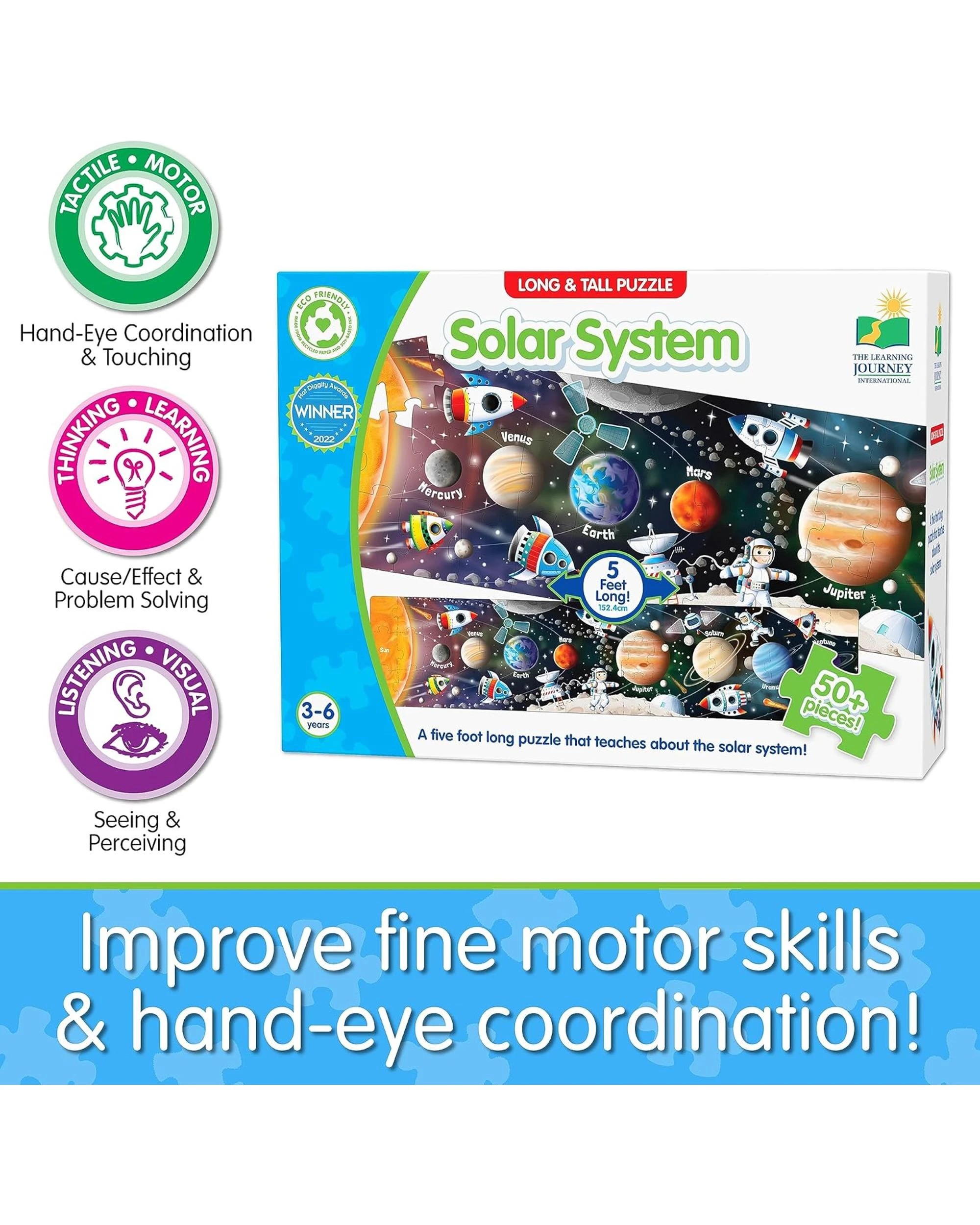 4 The Learning Journey Long and Tall Puzzle Solar System, 4 of 6