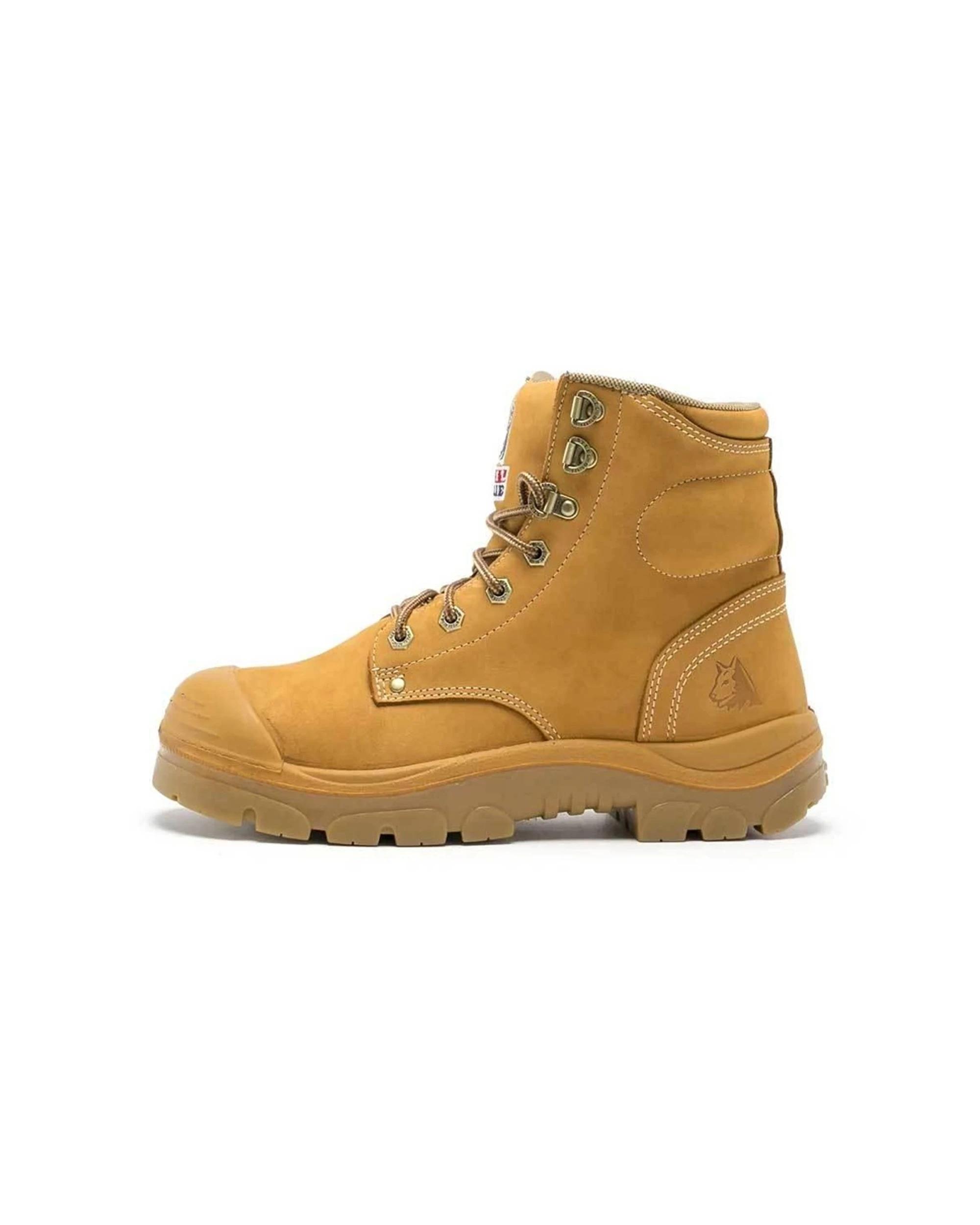 2 Steel Blue Argyle Zip Bump Cap Toe Work Boots 332152 WHEAT, 2 of 4