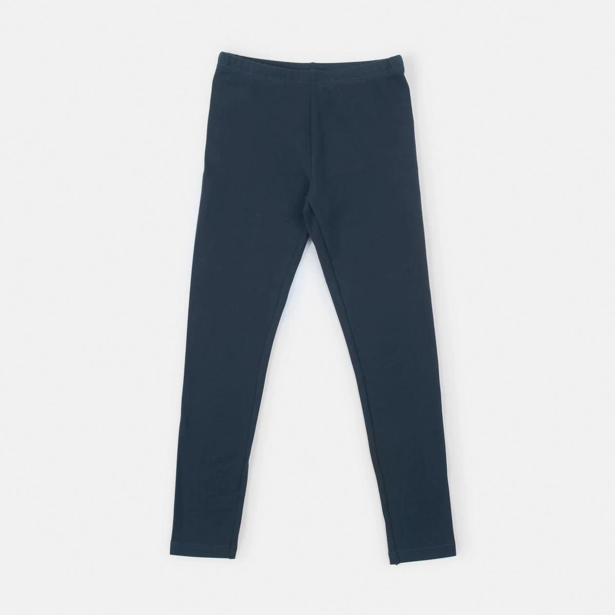 7 Plain Full Length Leggings DRESS BLUE, 7 of 8