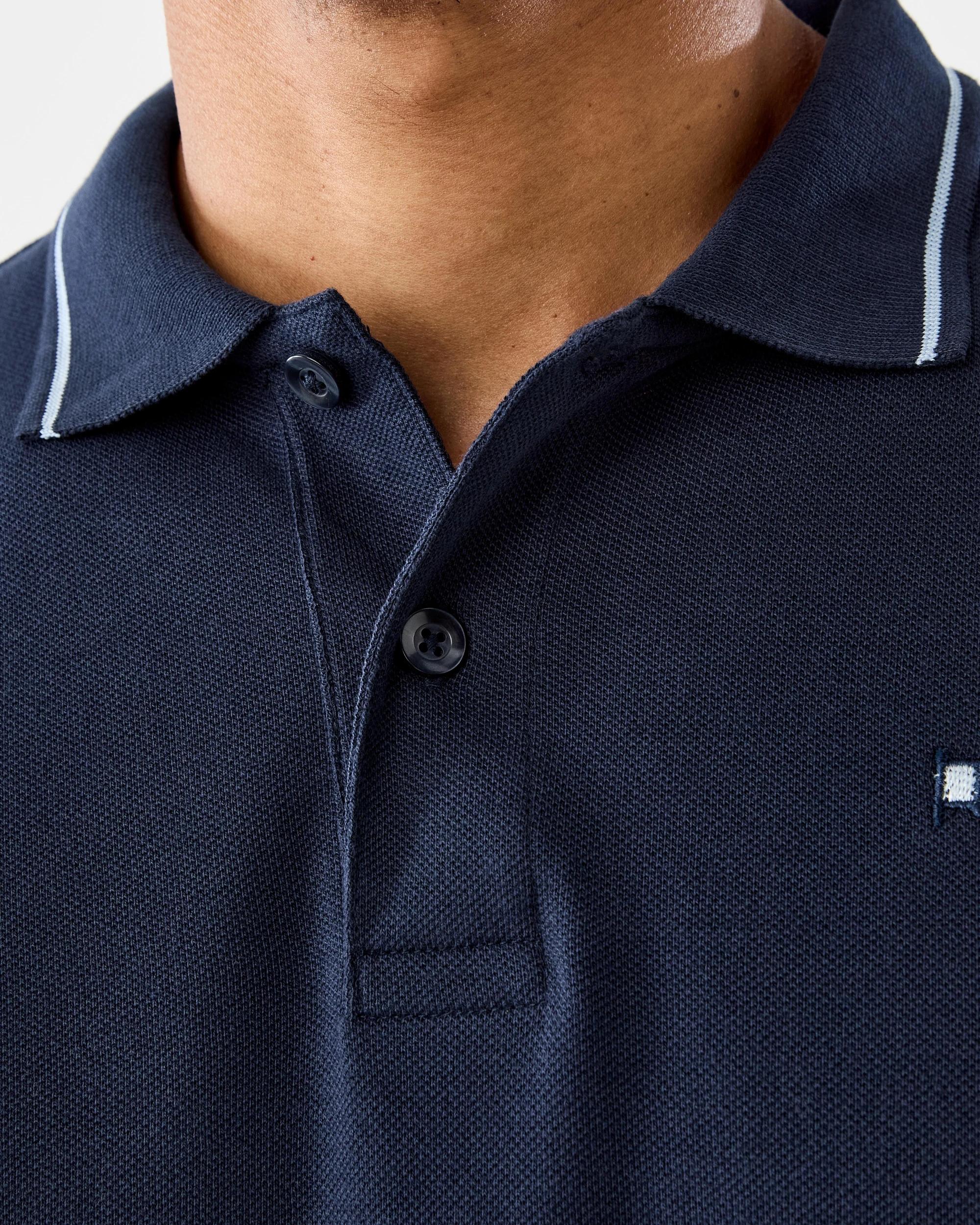 5 Pique Polo Shirt Sky Cptn, 5 of 8