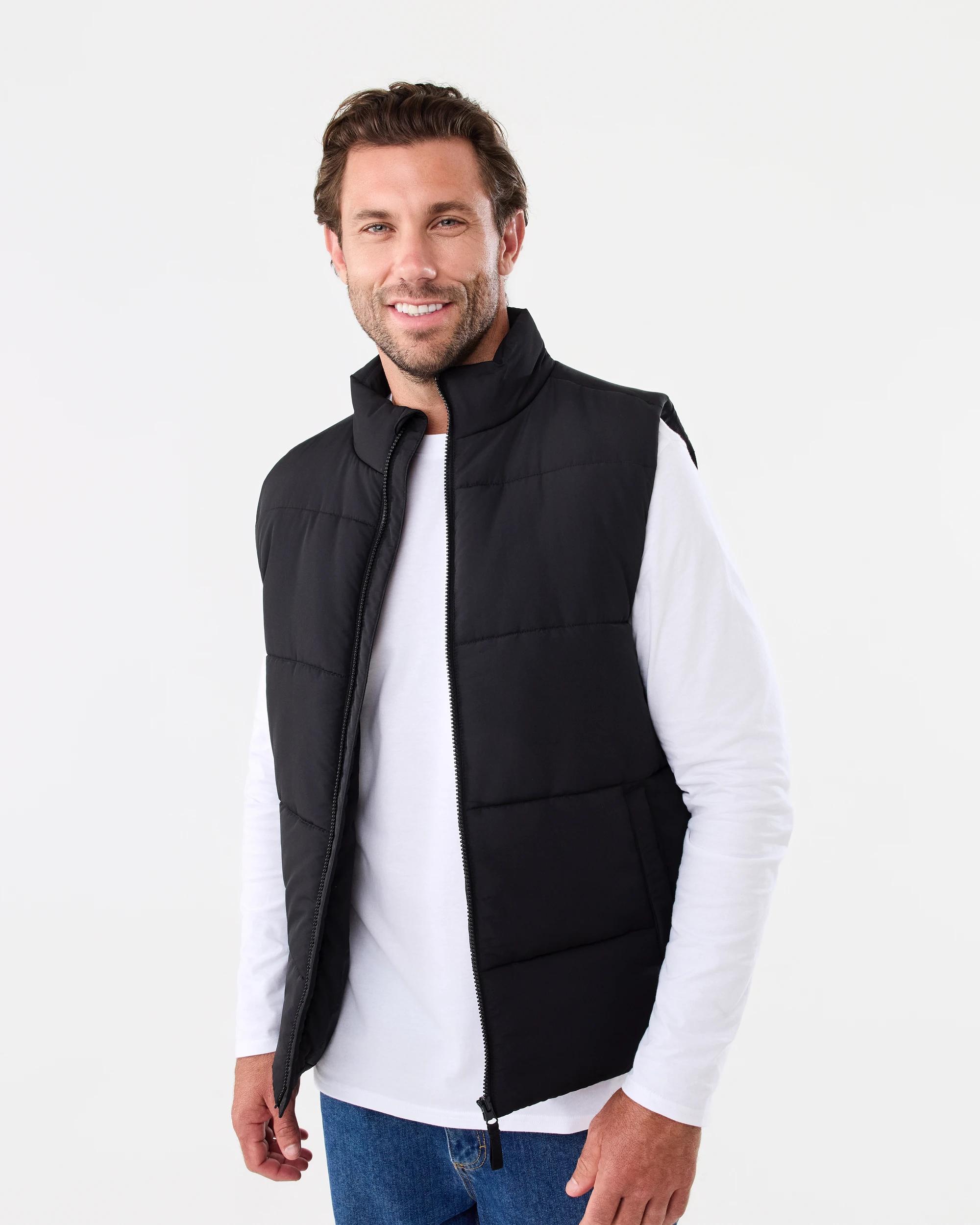 1 Puffer Vest Black, 1 of 7