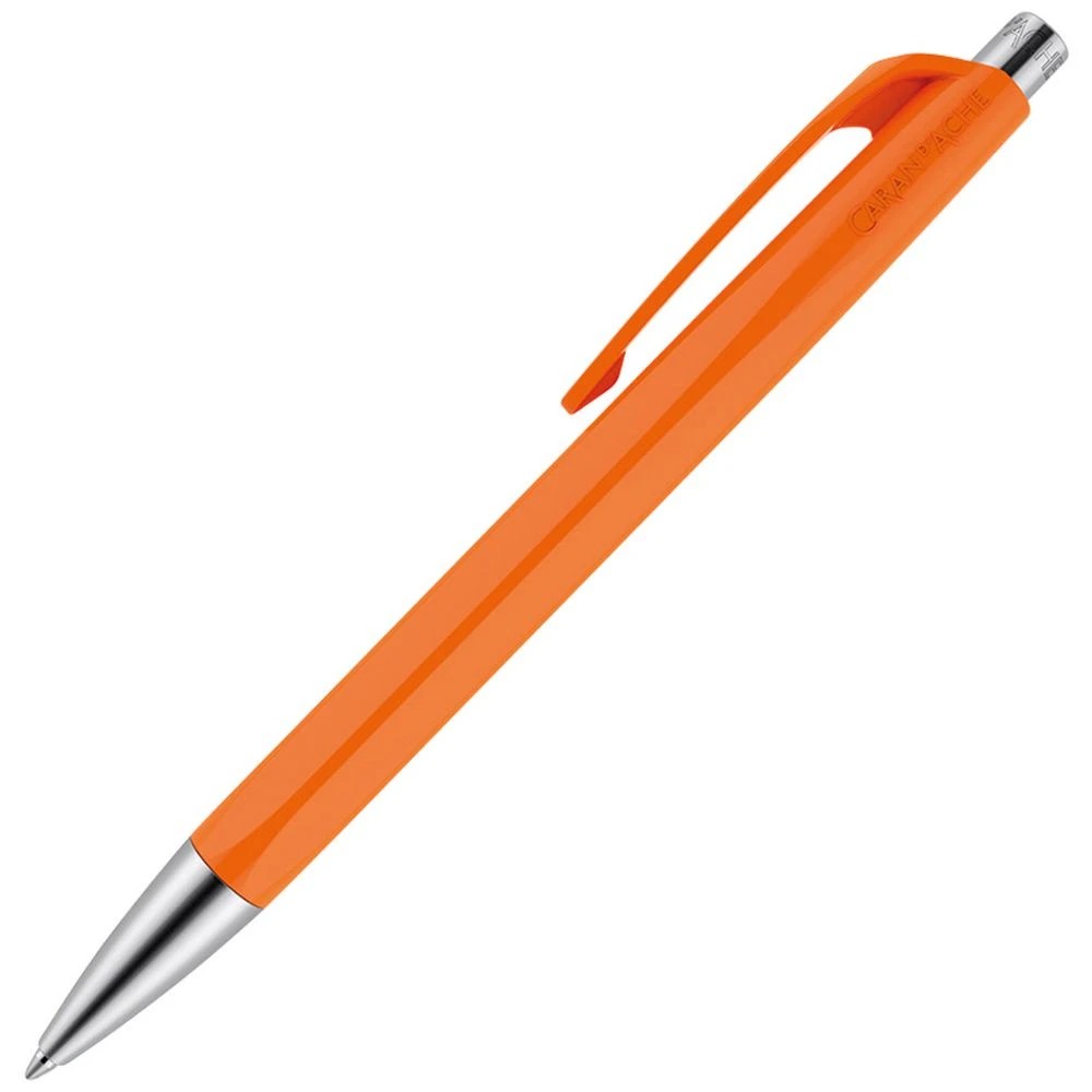 1 Caran d’Ache 888 Infinite Ballpoint Pen Orange, 1 of 3