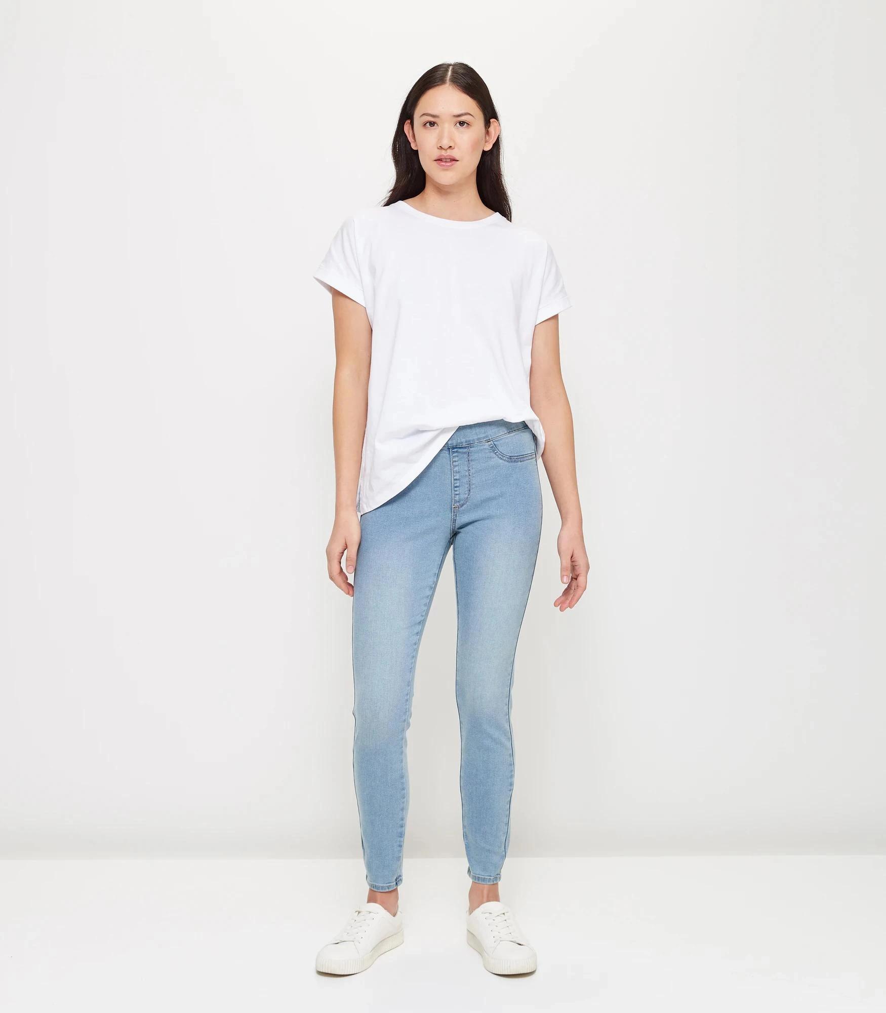 2 Target Lydia High Rise Ankle Length Denim Jeggings PALEINDIGO, 2 of 6