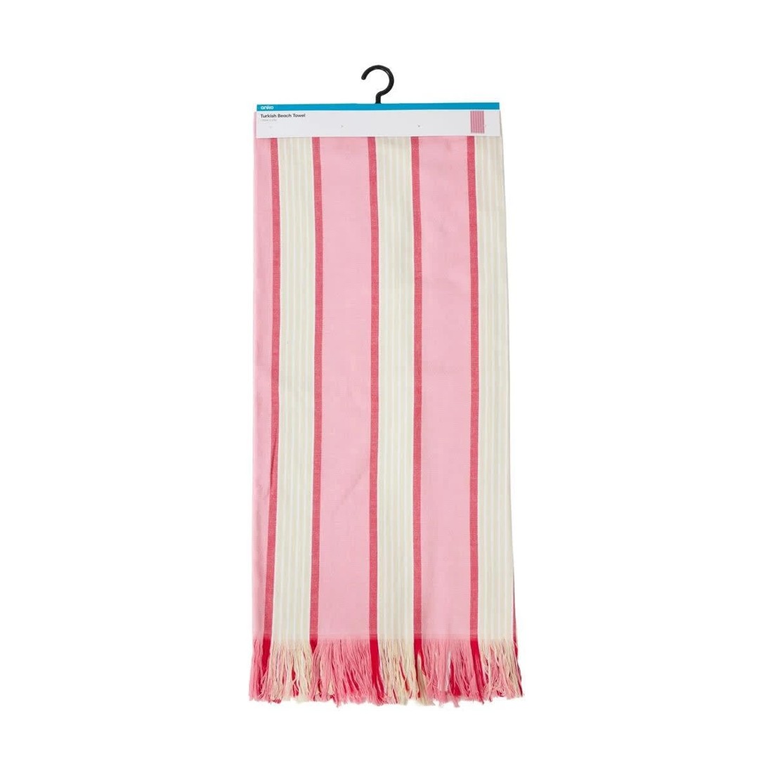 6 Turkish Beach Towel - Red, 6 of 6
