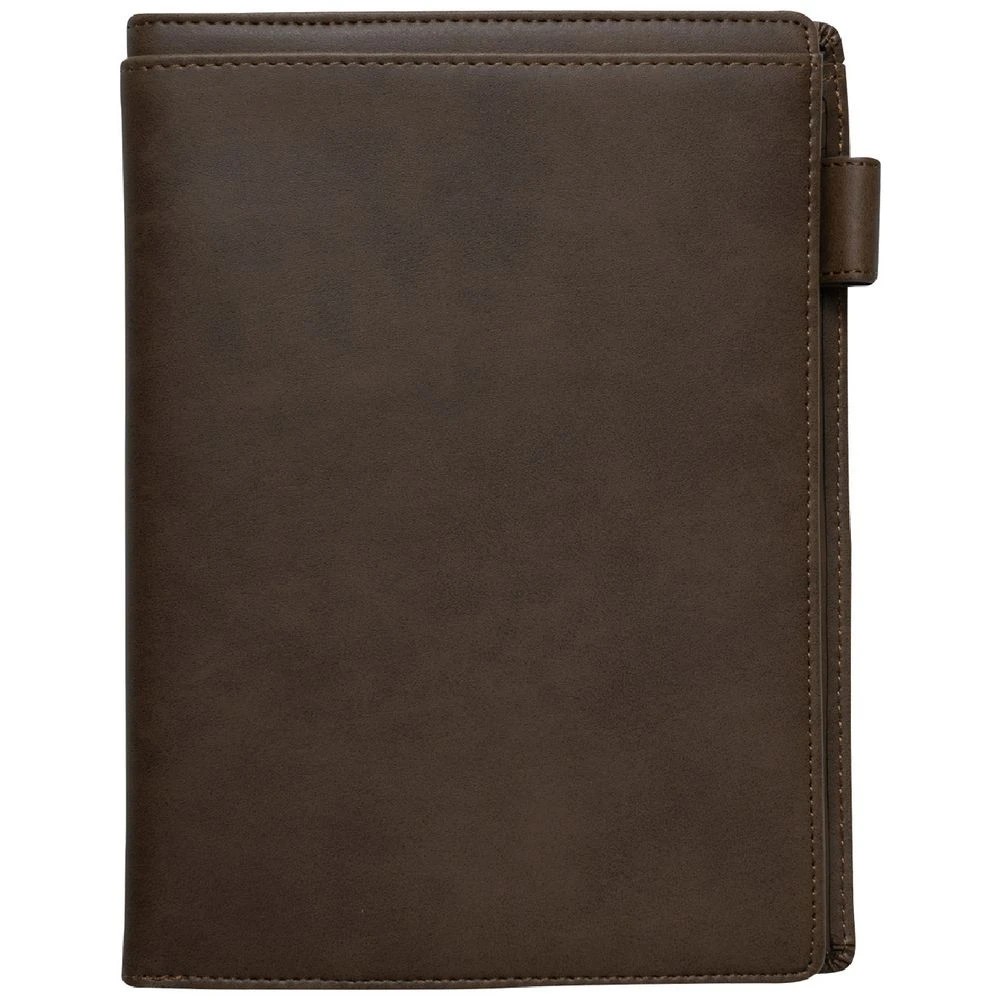 2 Otto A5 Leather Book Cover with Refill 128 Pages Brown, 2 of 7