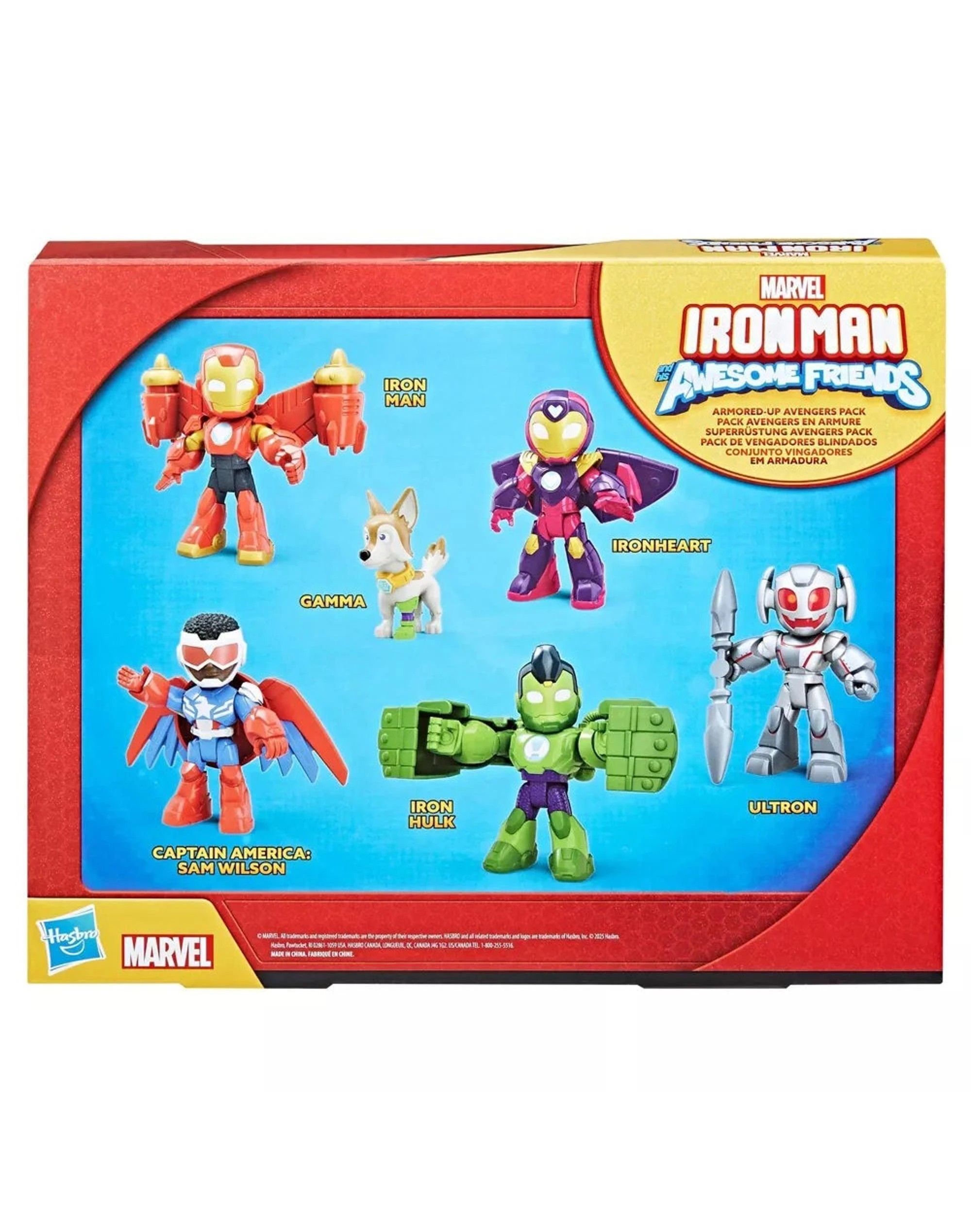 4 Marvel Iron Man and His Awesome Friends Armored-Up Avengers Figure Pack, 4 of 5