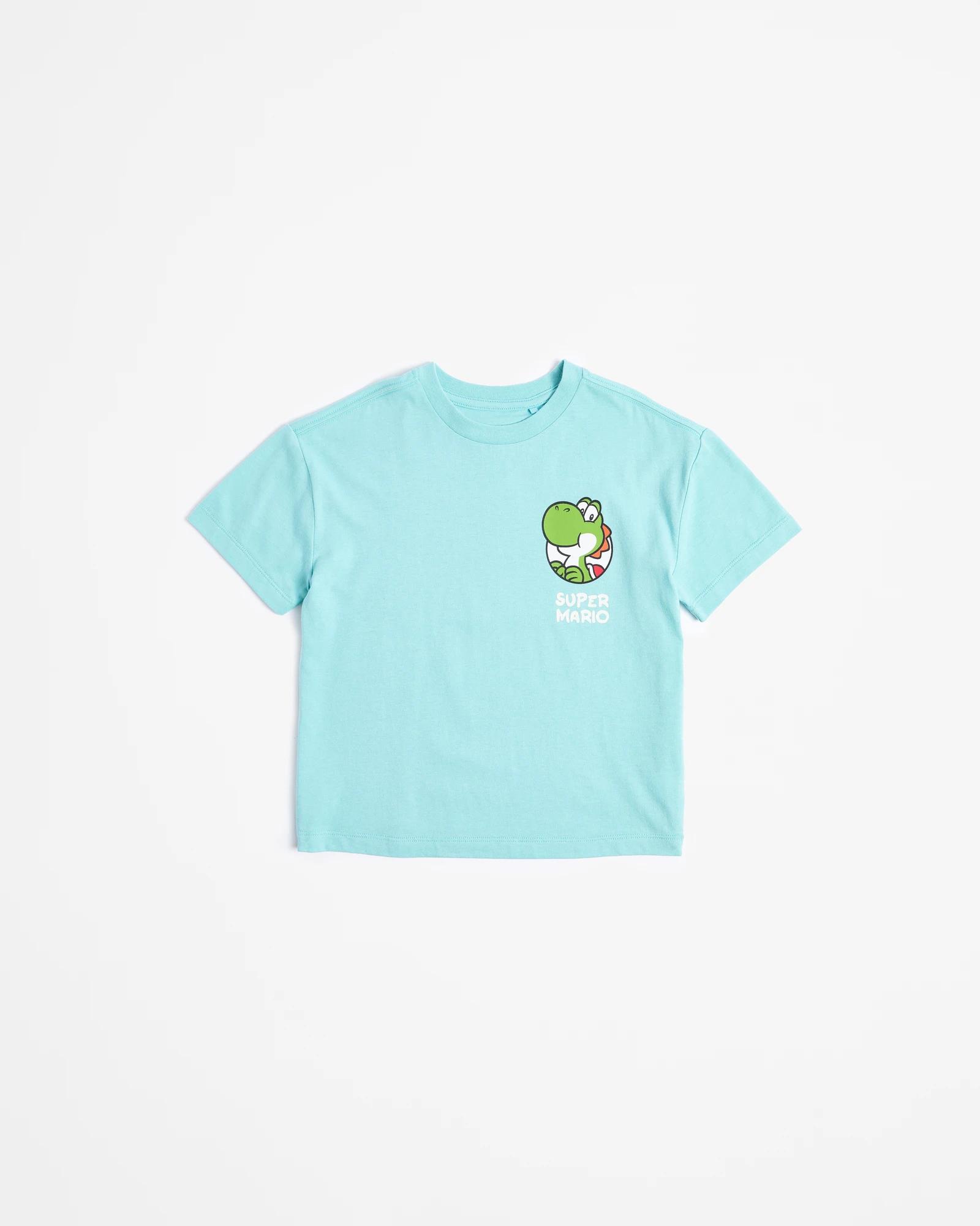 4 Super Mario Super-mario Yoshi T-shirt AQUA, 4 of 5
