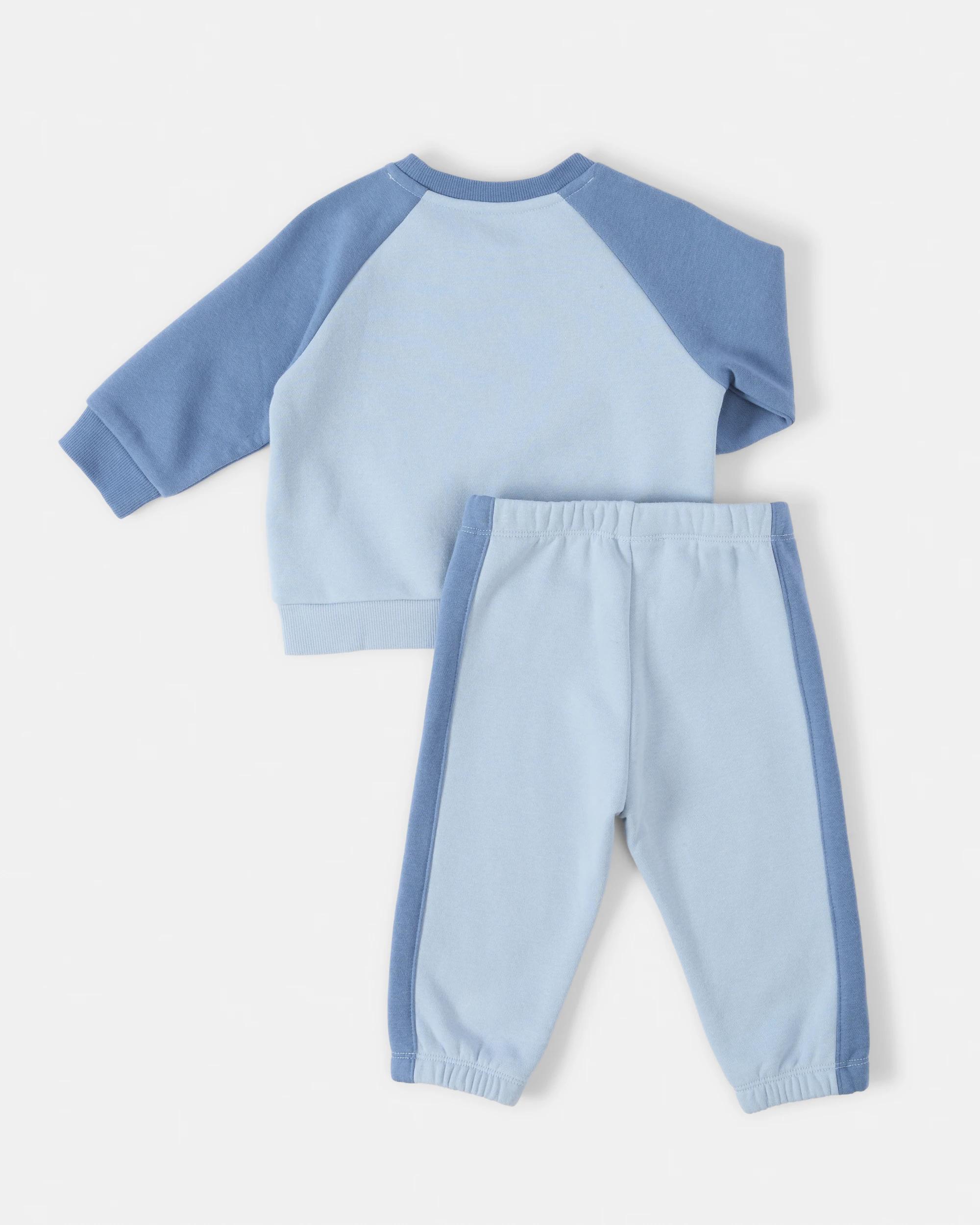2 Relaxed Raglan Track Set Blu Car, 2 of 6